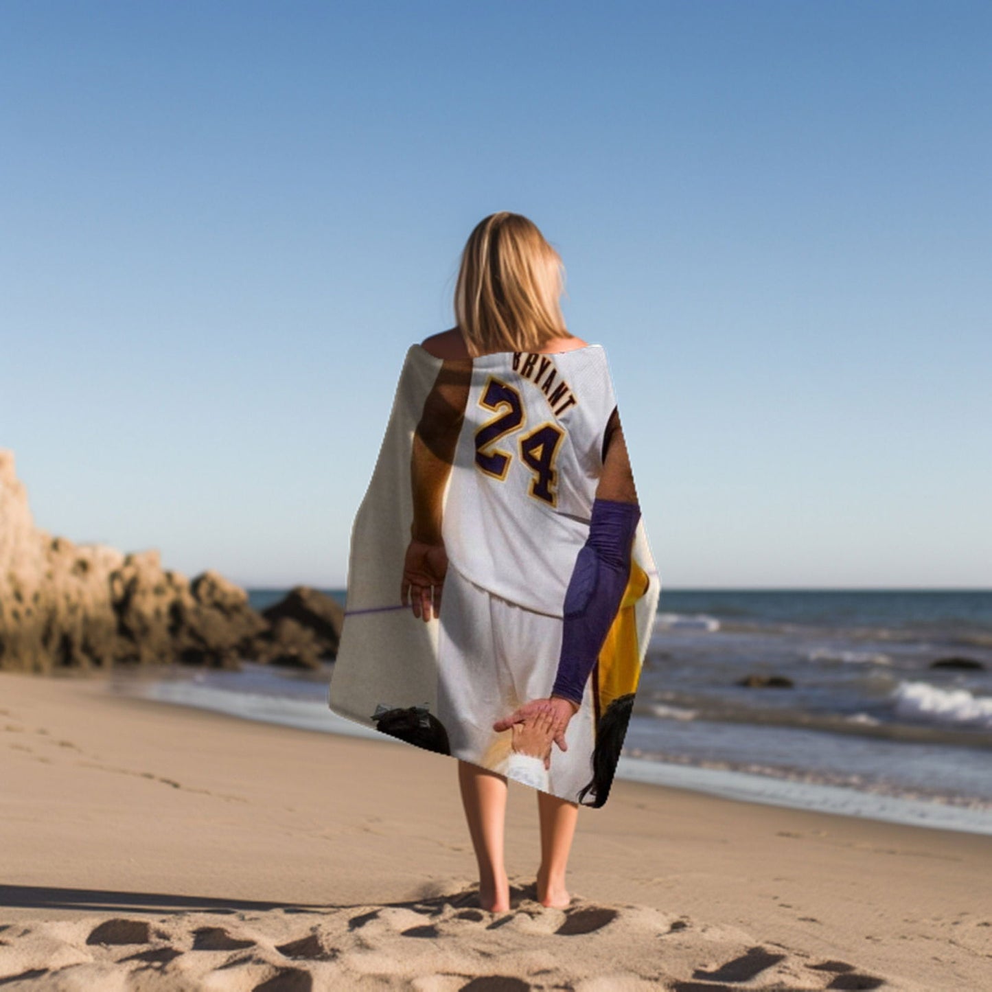 Kobe Beach Towel, Absorbent Beach Towel, Legendary Kobe Gift - Techy Treasures -
