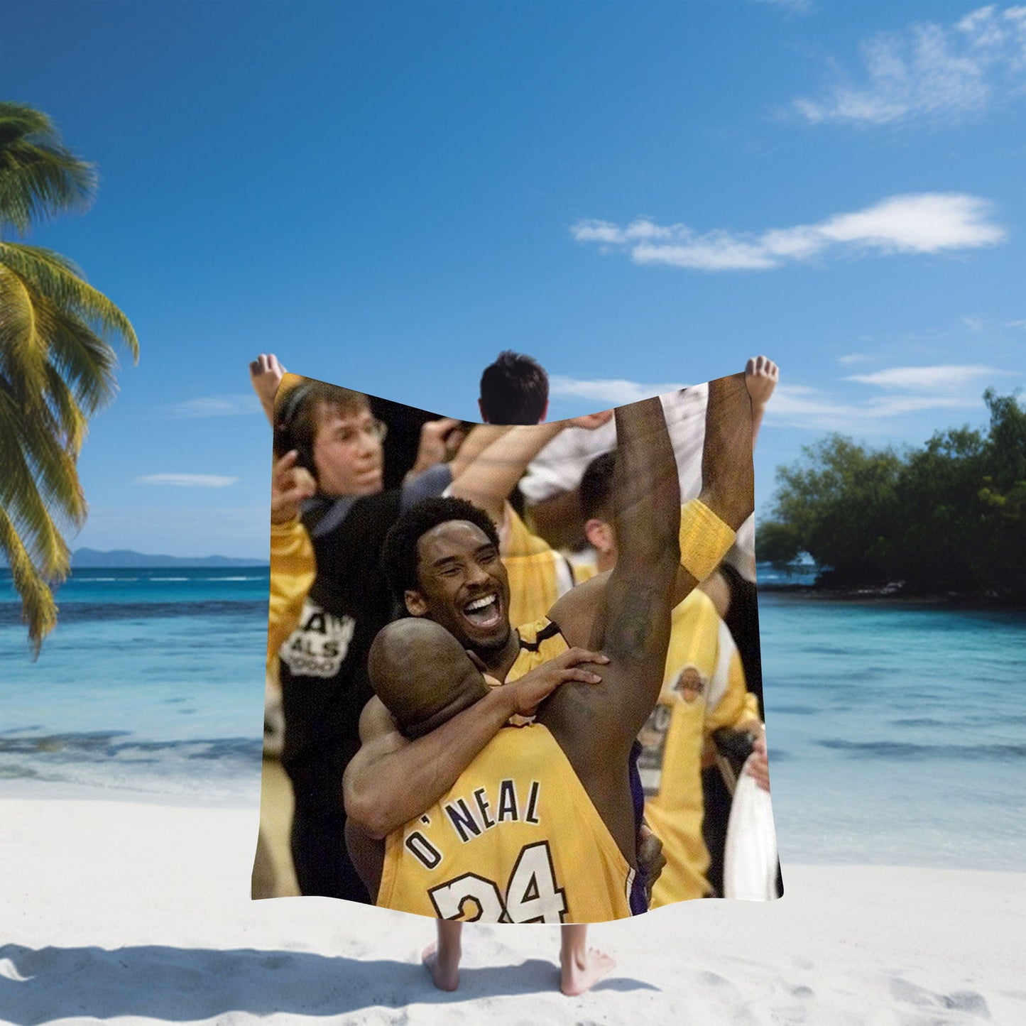Kobe Beach Towel, Absorbent Beach Towel, Legendary Kobe Gift - Techy Treasures -