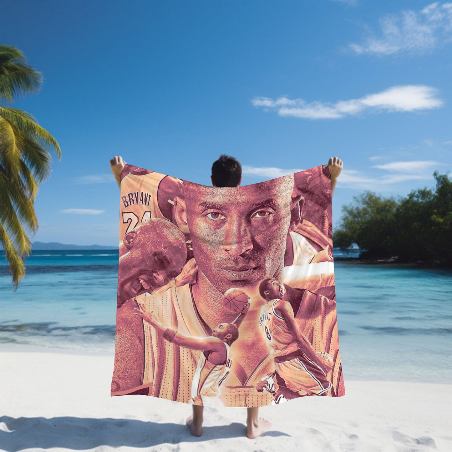 Kobe Beach Towel, Absorbent Beach Towel, Legendary Kobe Gift - Techy Treasures -