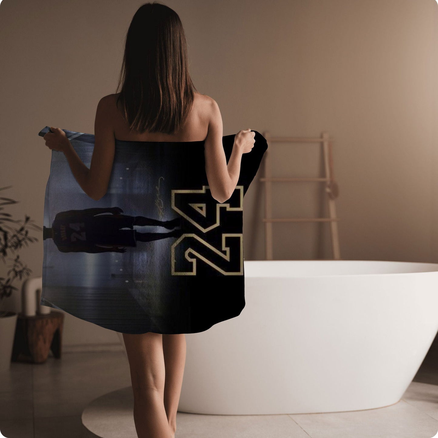 Kobe Beach Towel, Absorbent Beach Towel, Legendary Kobe Gift - Techy Treasures -