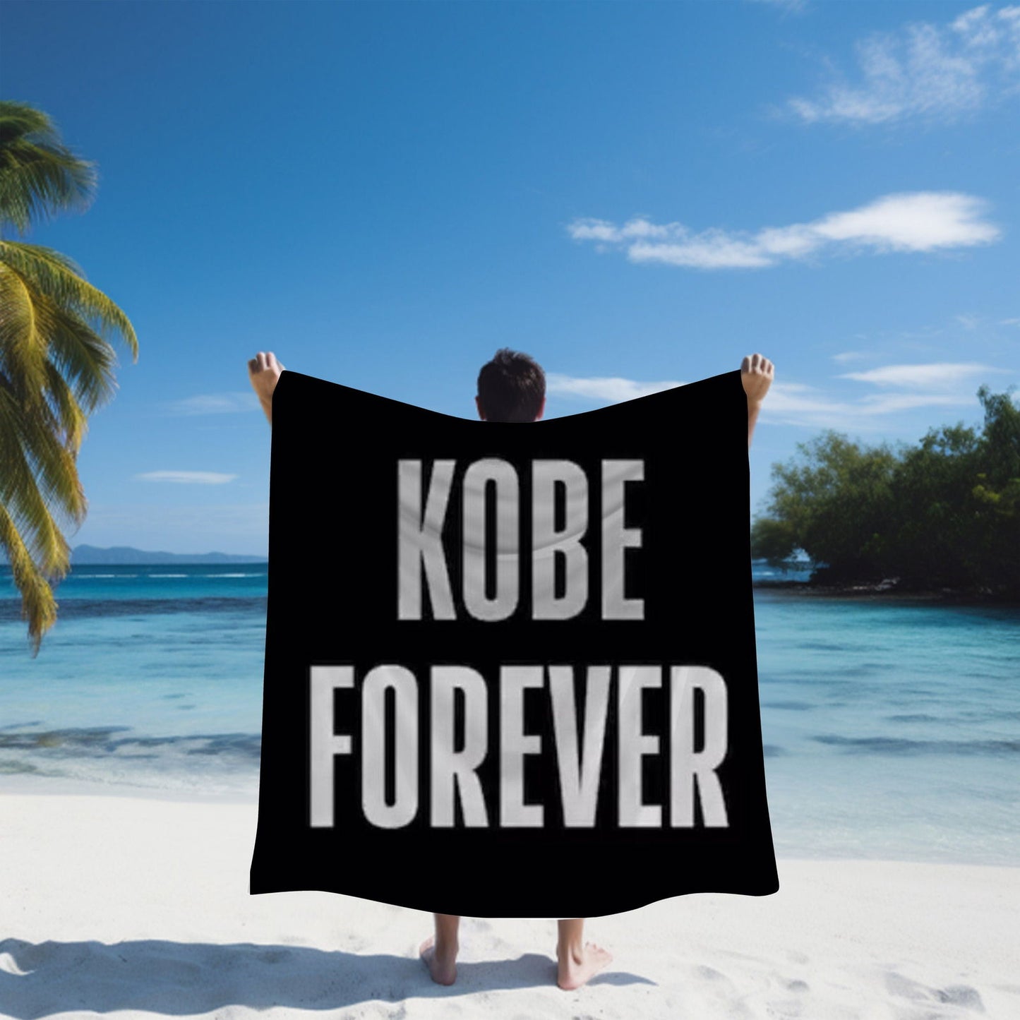 Kobe Beach Towel, Absorbent Beach Towel, Legendary Kobe Gift - Techy Treasures -