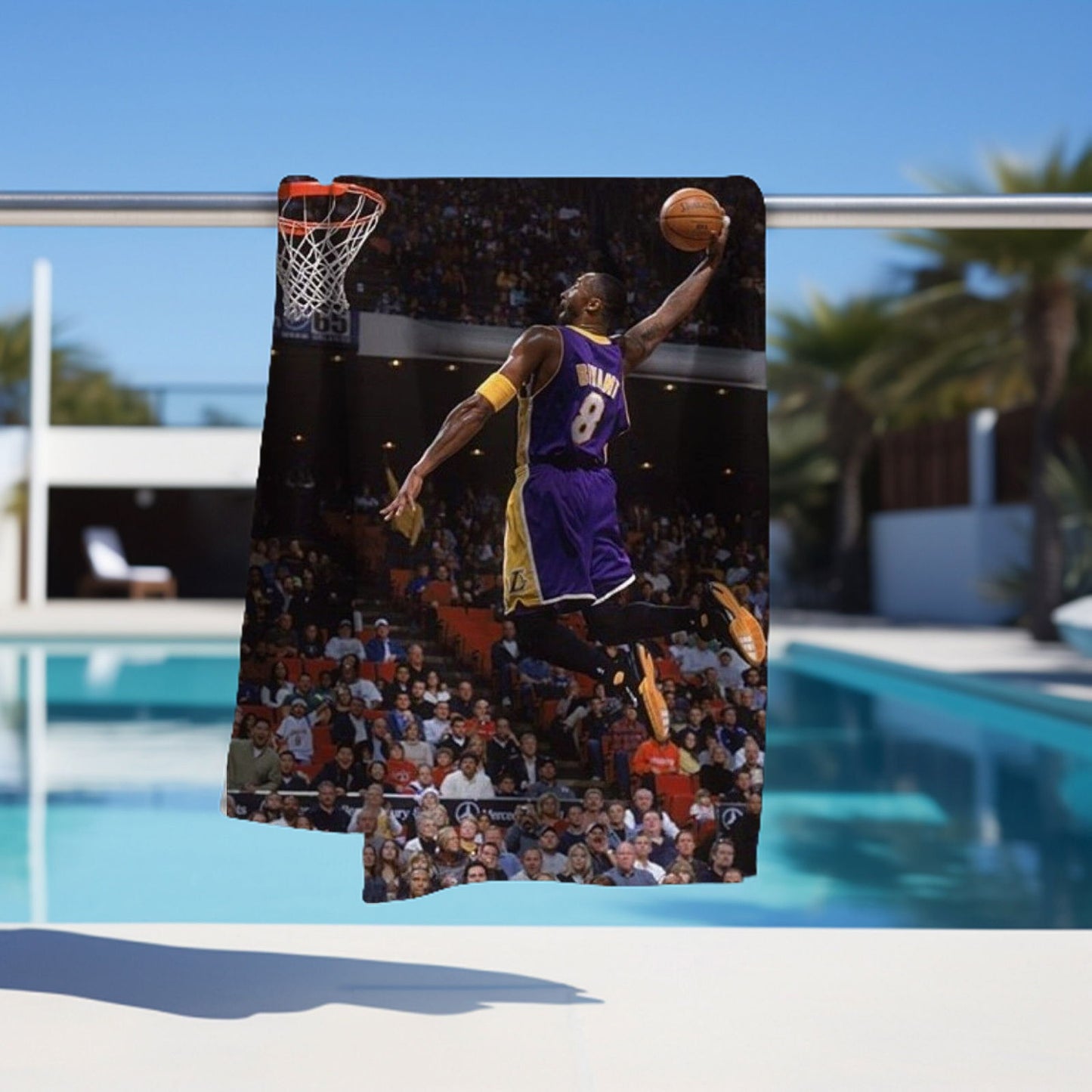 Kobe Beach Towel, Absorbent Beach Towel, Legendary Kobe Gift - Techy Treasures -