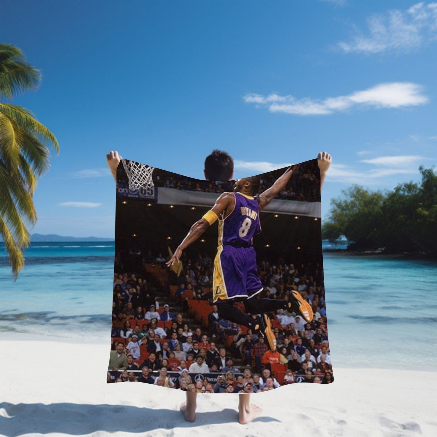 Kobe Beach Towel, Absorbent Beach Towel, Legendary Kobe Gift - Techy Treasures -