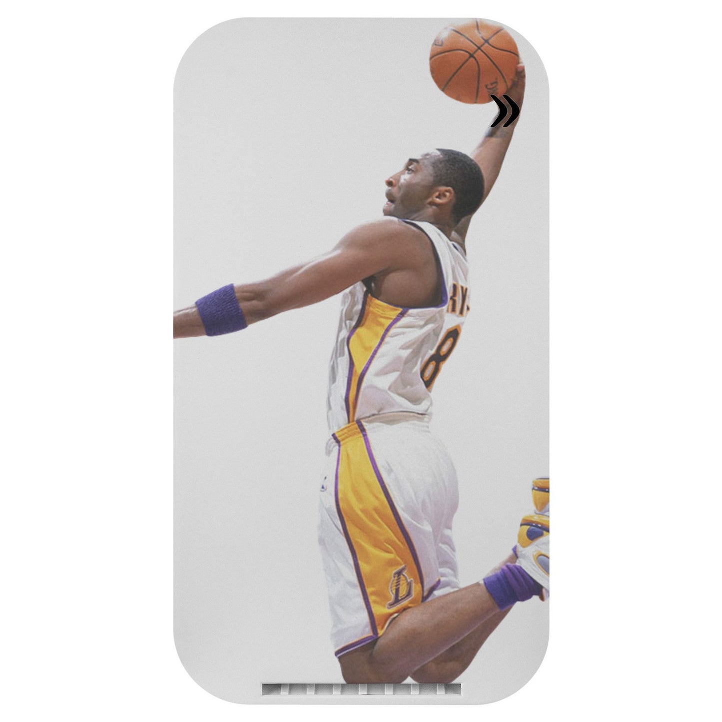 Kobe Bryant Dunking Phone Charger, Fast Wireless Charging, Perfect for NBA Fans - Techy Treasures -
