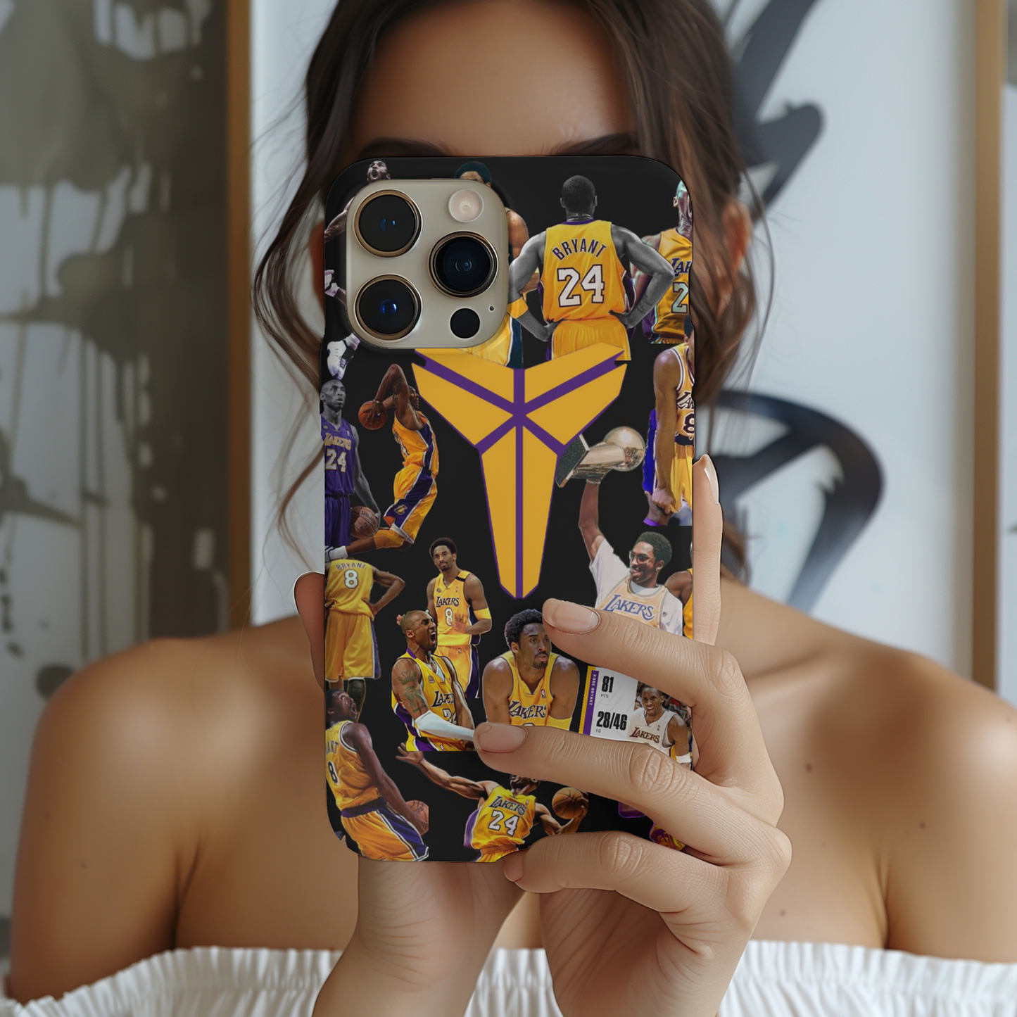 Kobe Bryant Magsafe iPhone Case, Black Mamba Phone Case - Techy Treasures -
