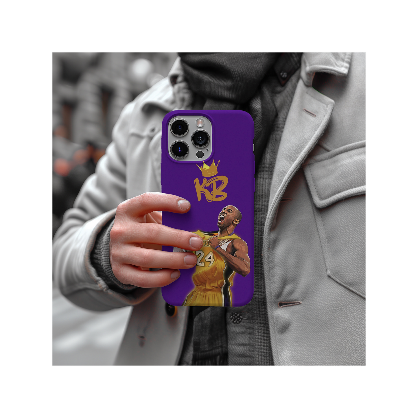 Kobe Bryant Phone Case, Mamba Logo Phone Case For All Model Phones - Techy Treasures -