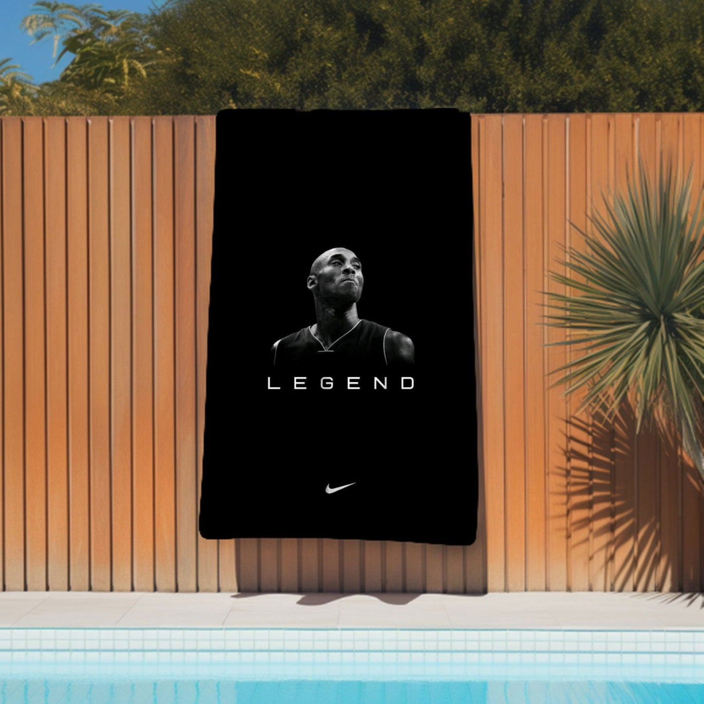Kobe Bryant Towel, Absorbent Beach Towel, Legendary Kobe Bryant, Father’s Day or Laker Fan Gift - Techy Treasures -