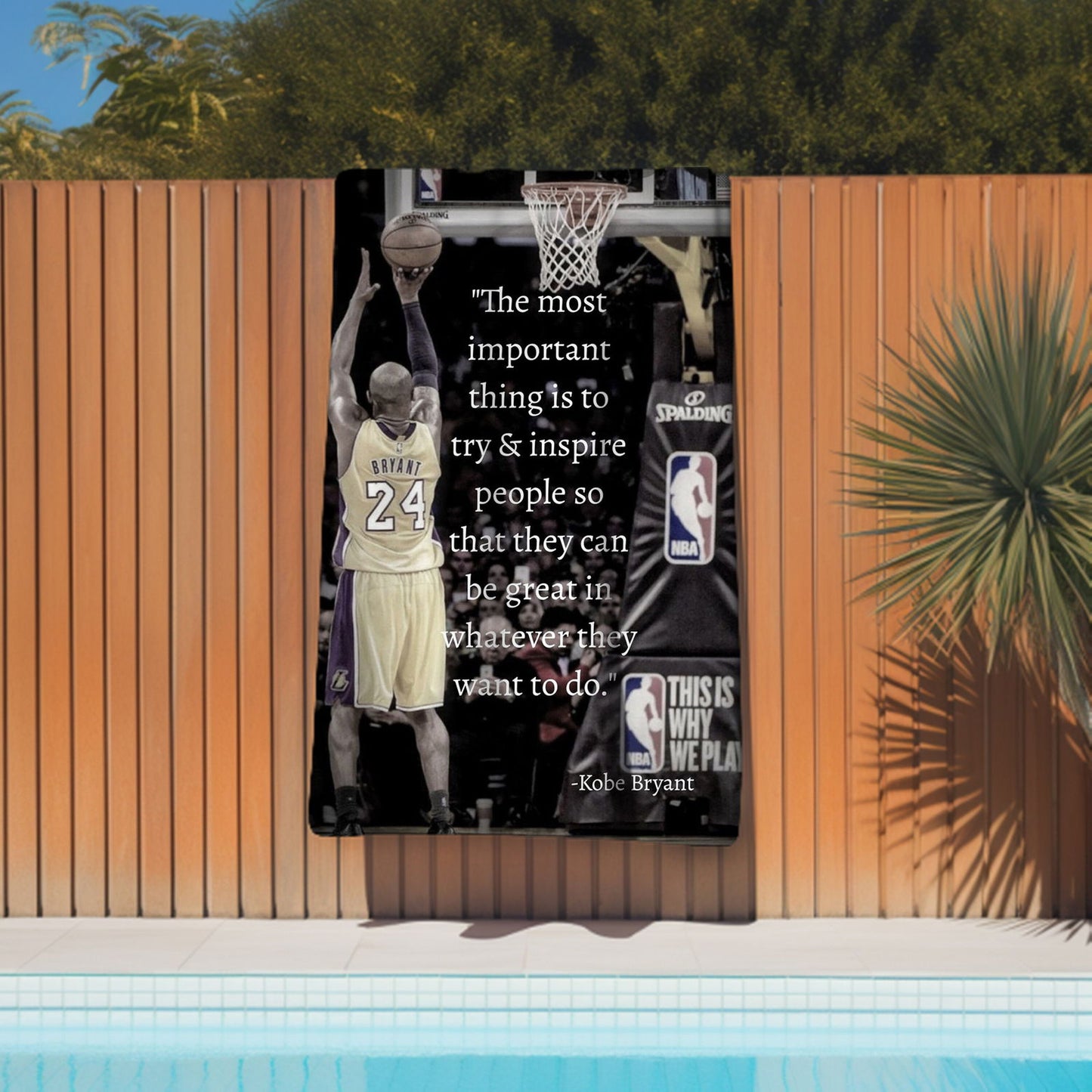 Kobe Quotes Towel, Absorbent Beach Towel, Legendary Kobe Custom Laker Fan Gift - Techy Treasures -