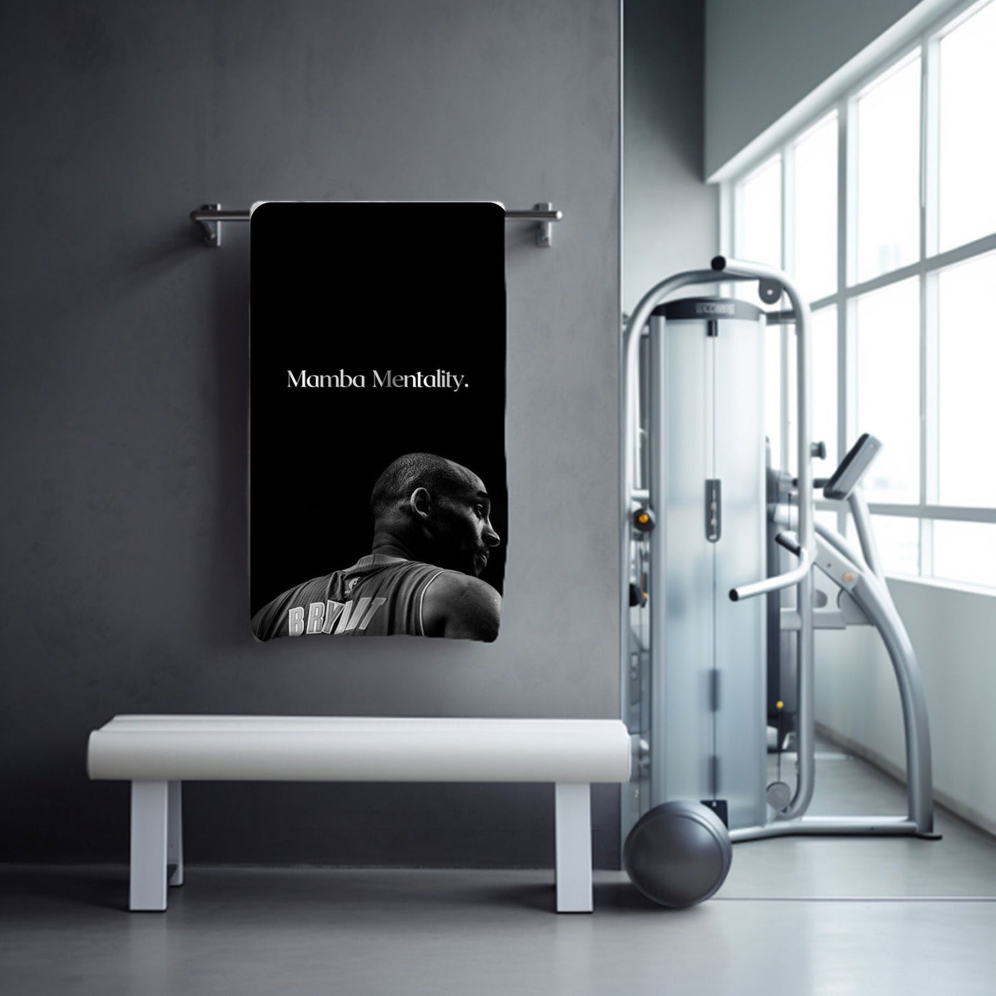 Kobe Towel - Mamba Mentality , Absorbent Beach Towel, Legendary Kobe Custom Laker Fan Gift - Techy Treasures -