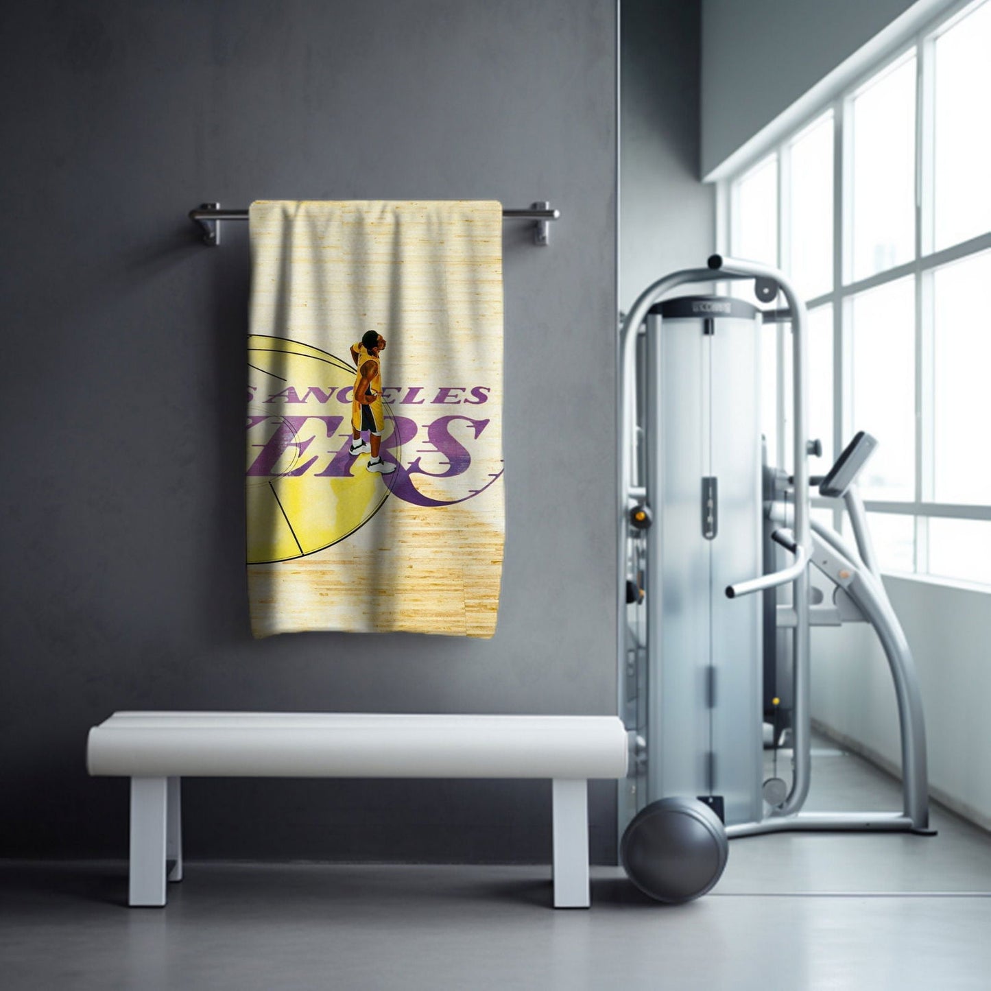 Kobe Towel, Absorbent Beach Towel, Laker Fan Gift - Techy Treasures -