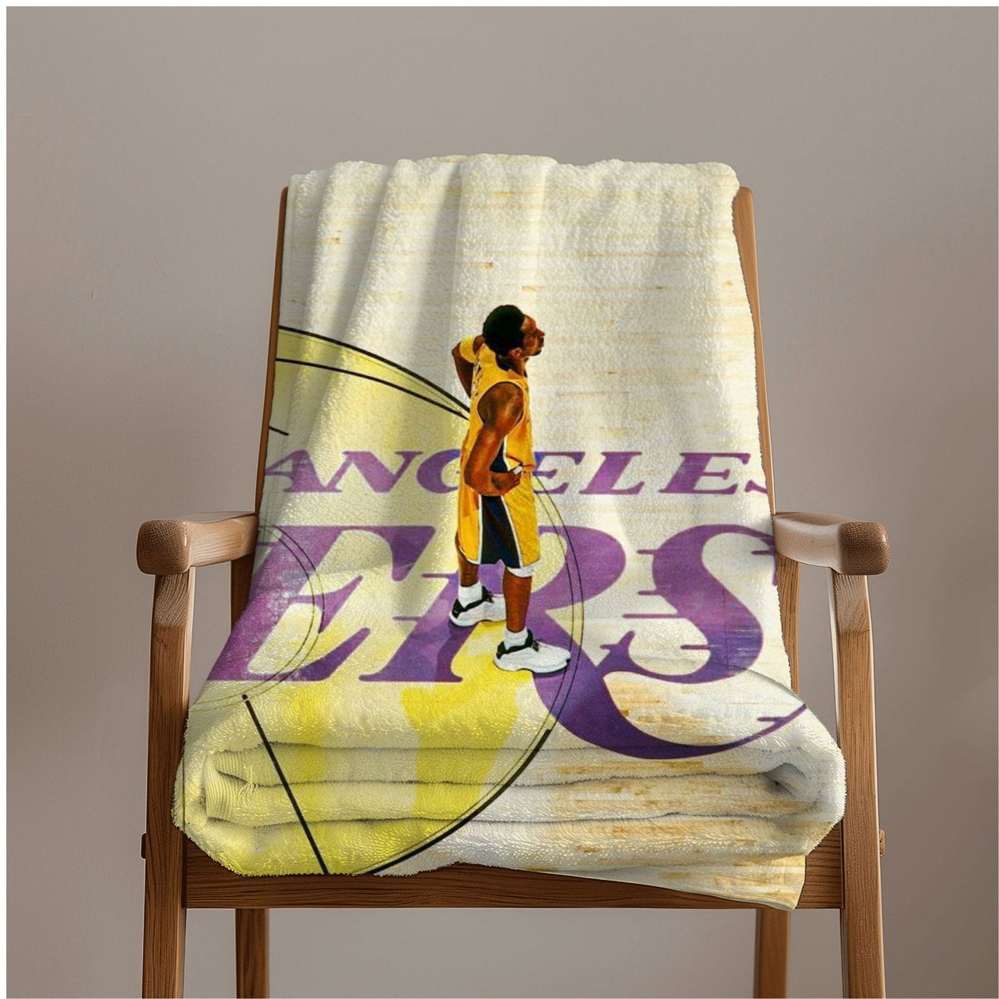 Kobe Towel, Absorbent Beach Towel, Laker Fan Gift - Techy Treasures -