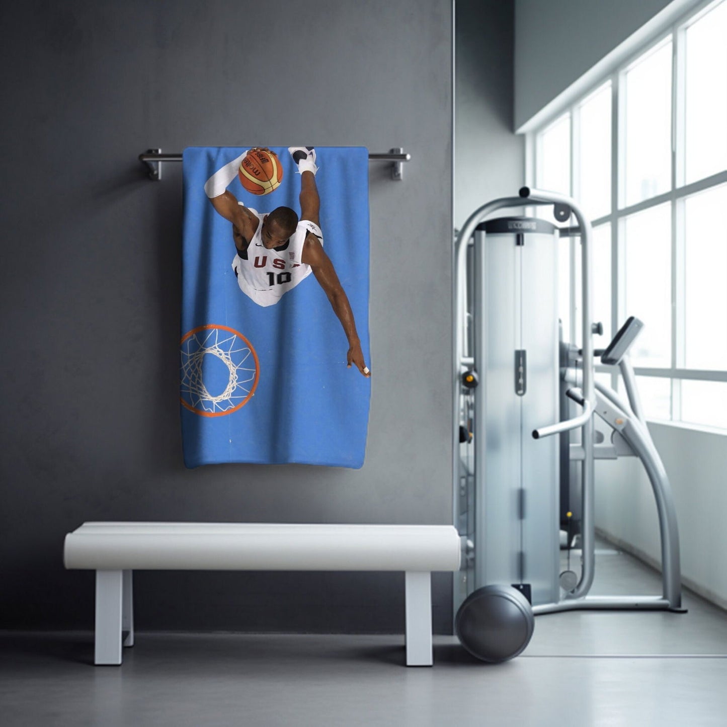Kobe Towel, Absorbent Beach Towel, Laker Fan Gift - Techy Treasures -
