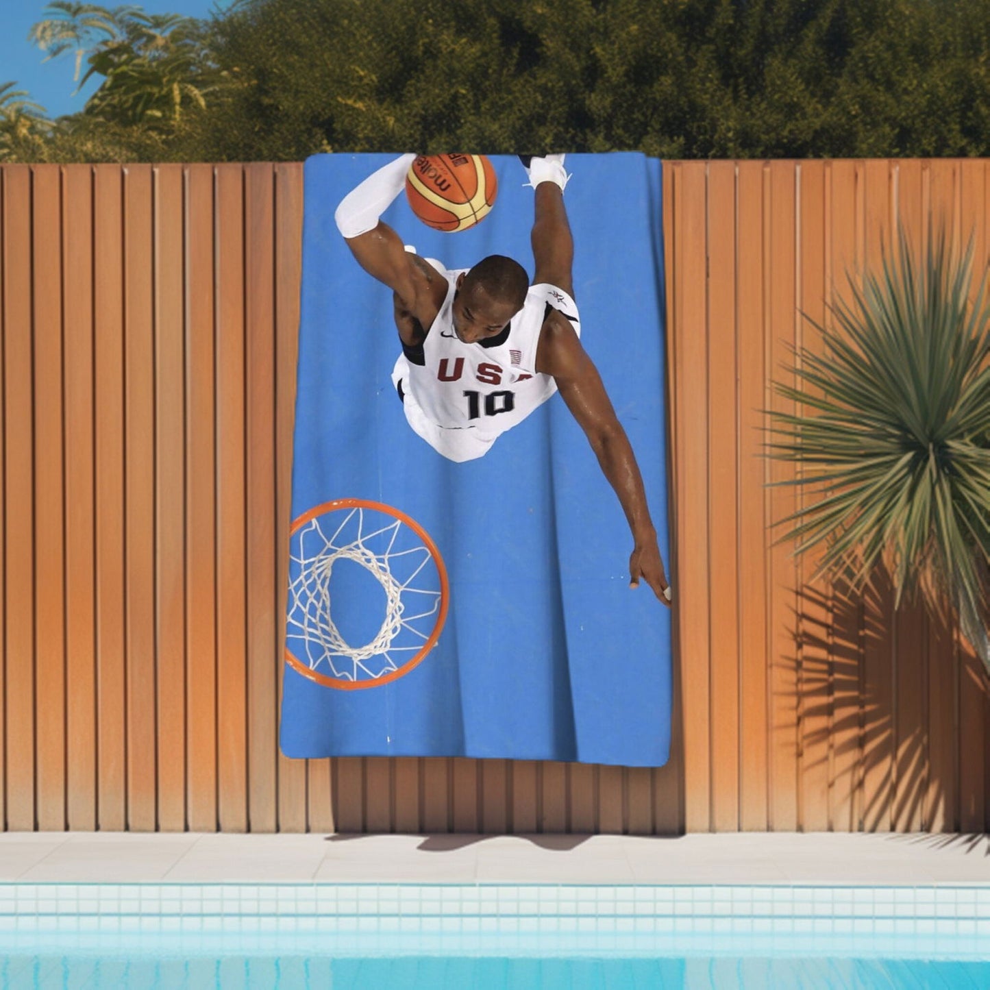 Kobe Towel, Absorbent Beach Towel, Laker Fan Gift - Techy Treasures -