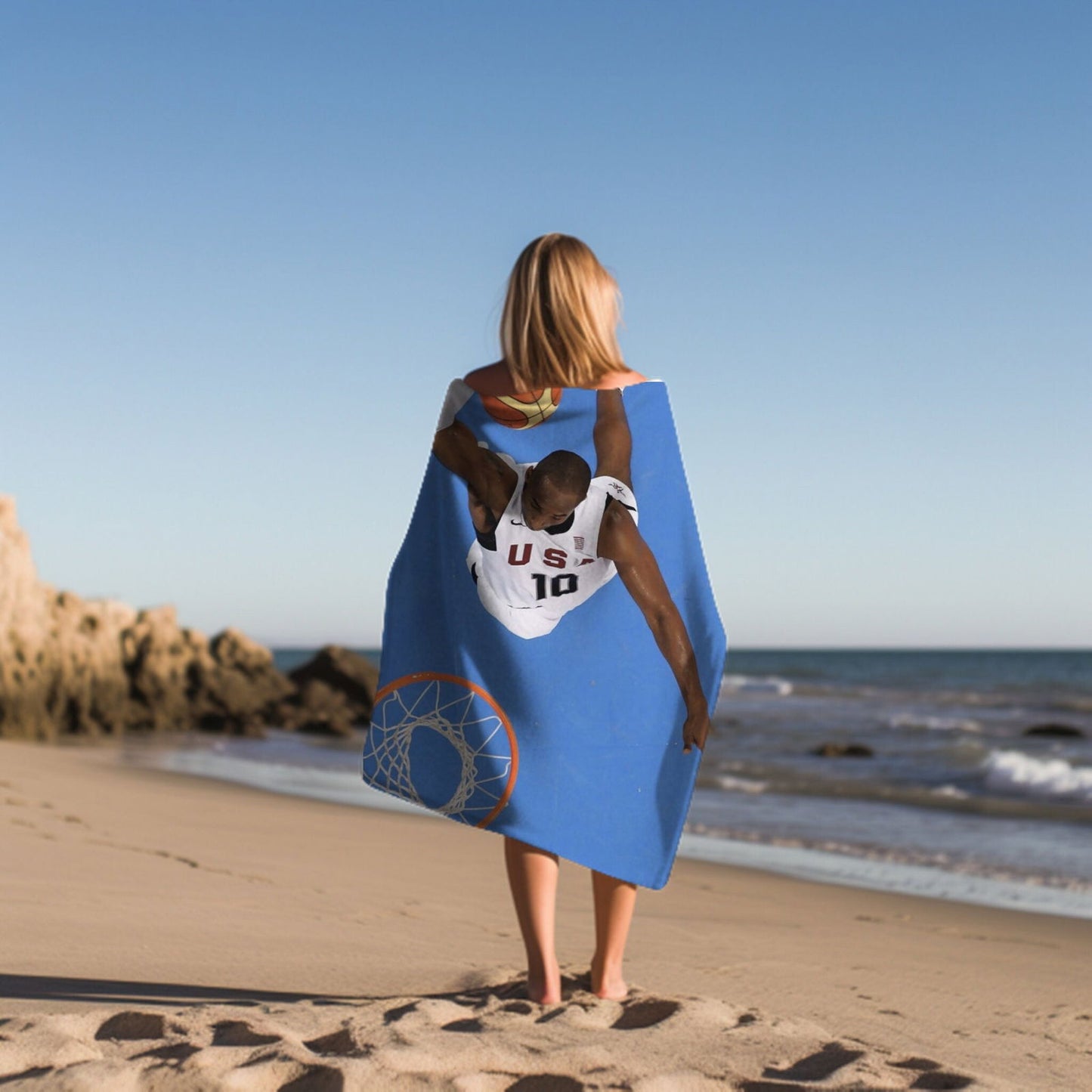 Kobe Towel, Absorbent Beach Towel, Laker Fan Gift - Techy Treasures -