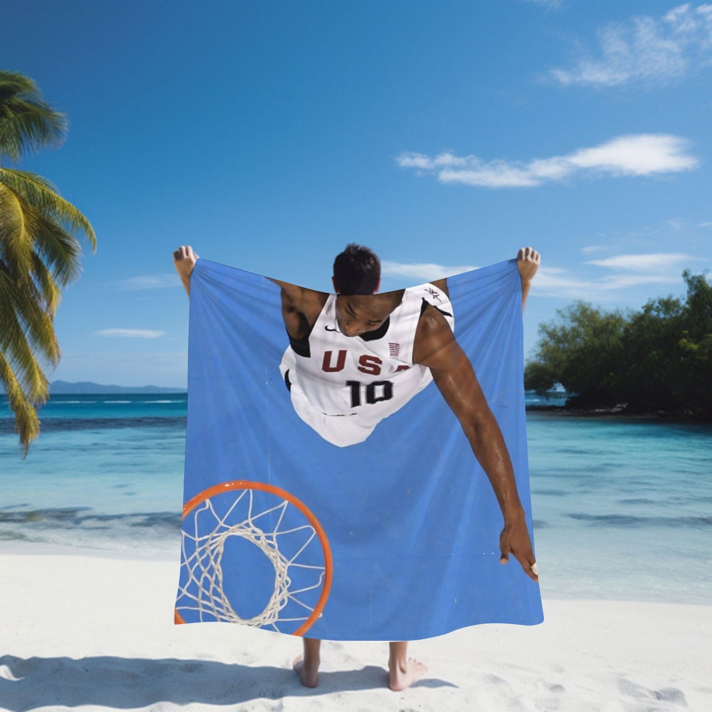 Kobe Towel, Absorbent Beach Towel, Laker Fan Gift - Techy Treasures -