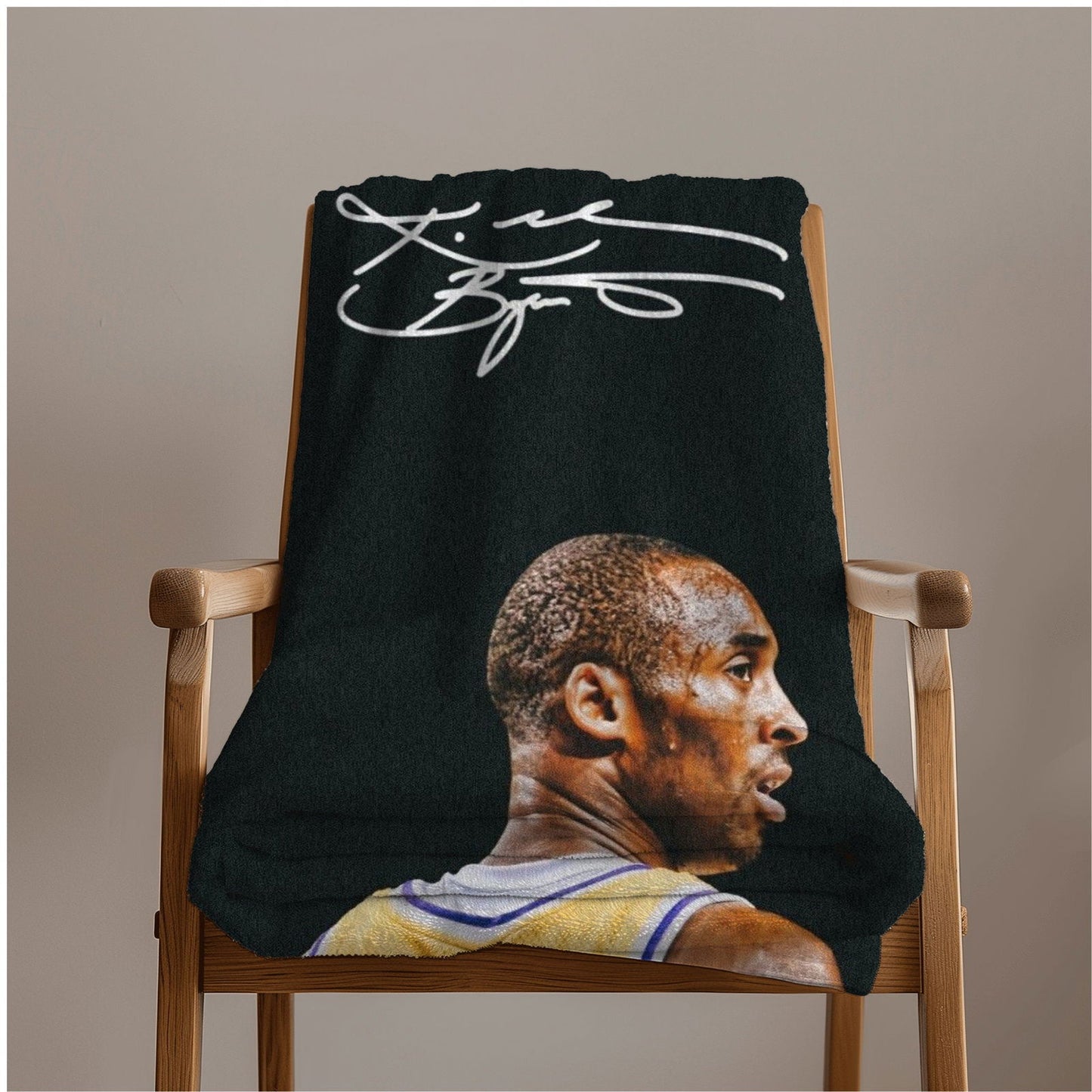 Kobe Towel, Absorbent Beach Towel, Laker Fan Gift - Techy Treasures -