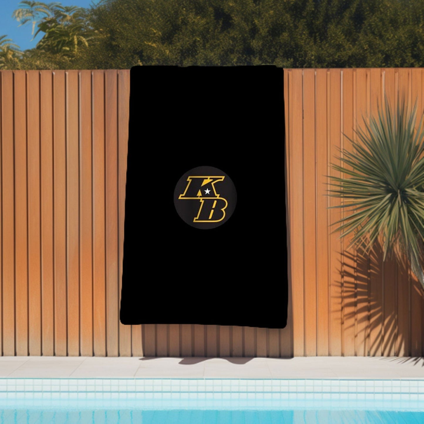 Kobe Towel, Absorbent Beach Towel, Laker Fan Gift - Techy Treasures -