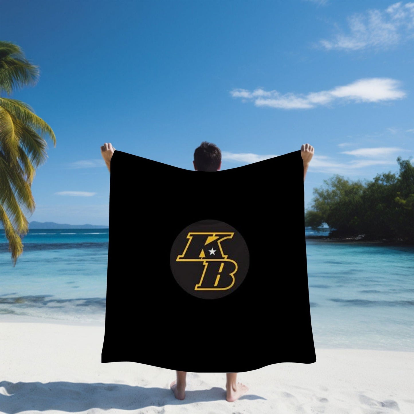 Kobe Towel, Absorbent Beach Towel, Laker Fan Gift - Techy Treasures -