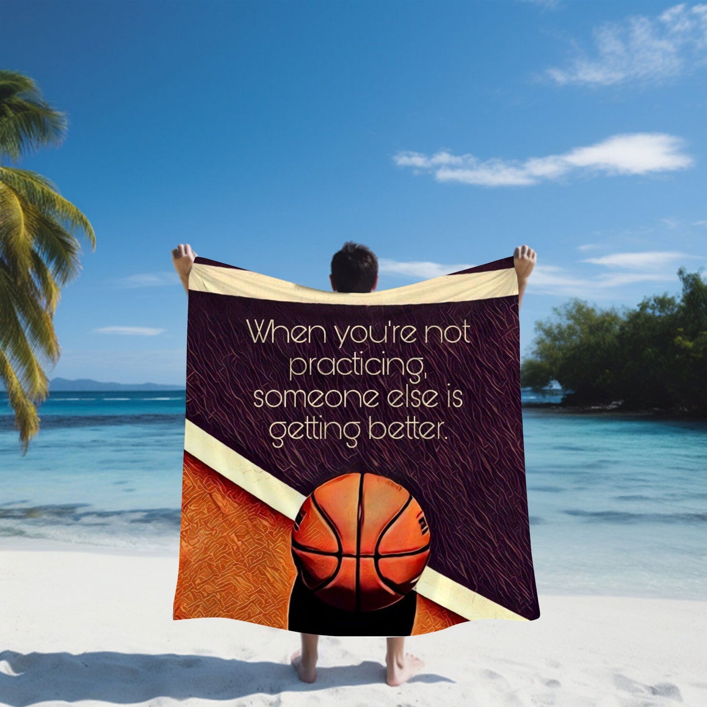 Kobe Towel, Absorbent Beach Towel, Laker Fan Gift - Techy Treasures -