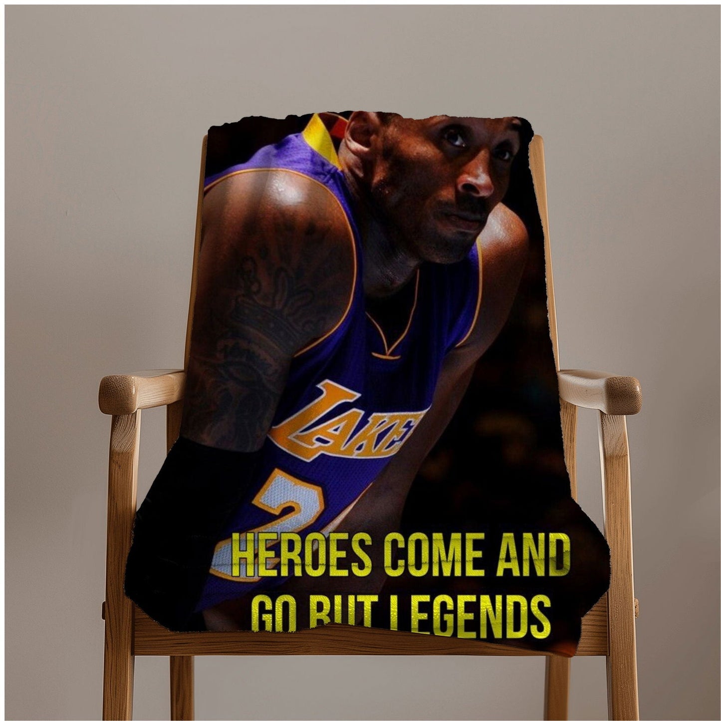 Kobe Towel, Absorbent Beach Towel, Laker Fan Gift - Techy Treasures -