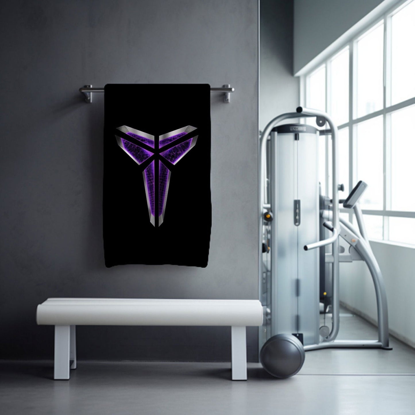 Kobe Towel, Absorbent Beach Towel, Laker Fan Gift - Techy Treasures -