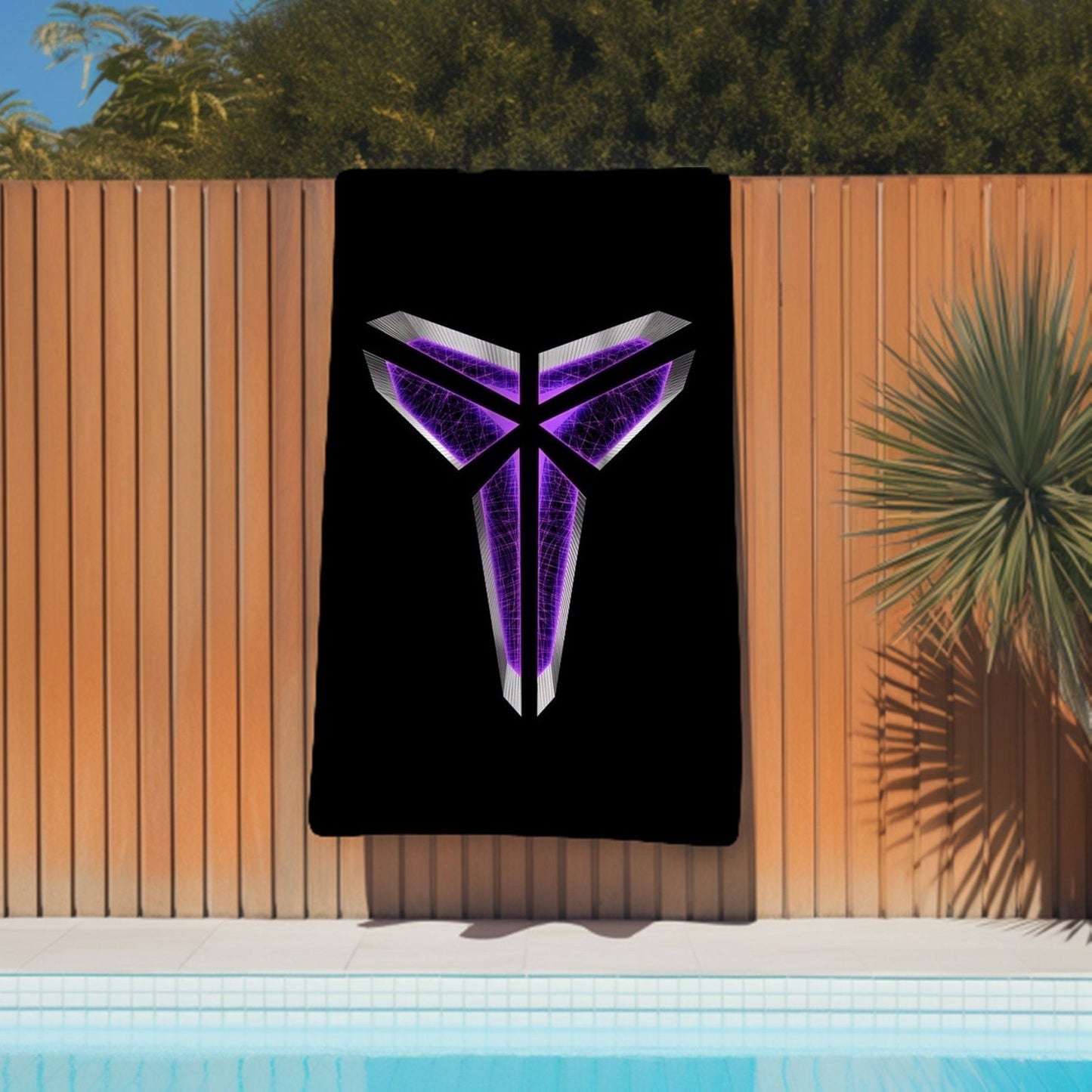 Kobe Towel, Absorbent Beach Towel, Laker Fan Gift - Techy Treasures -