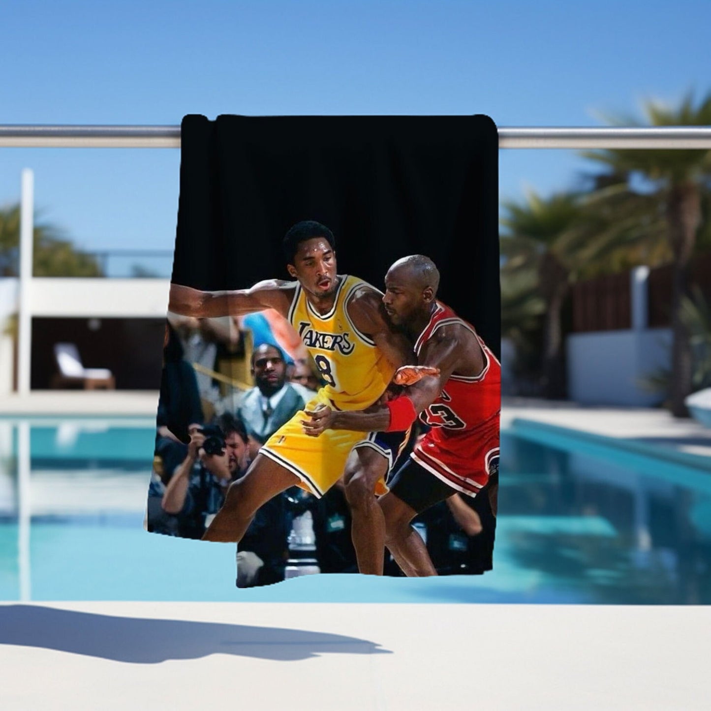 Kobe Towel, Absorbent Beach Towel, Laker Fan Gift - Techy Treasures -
