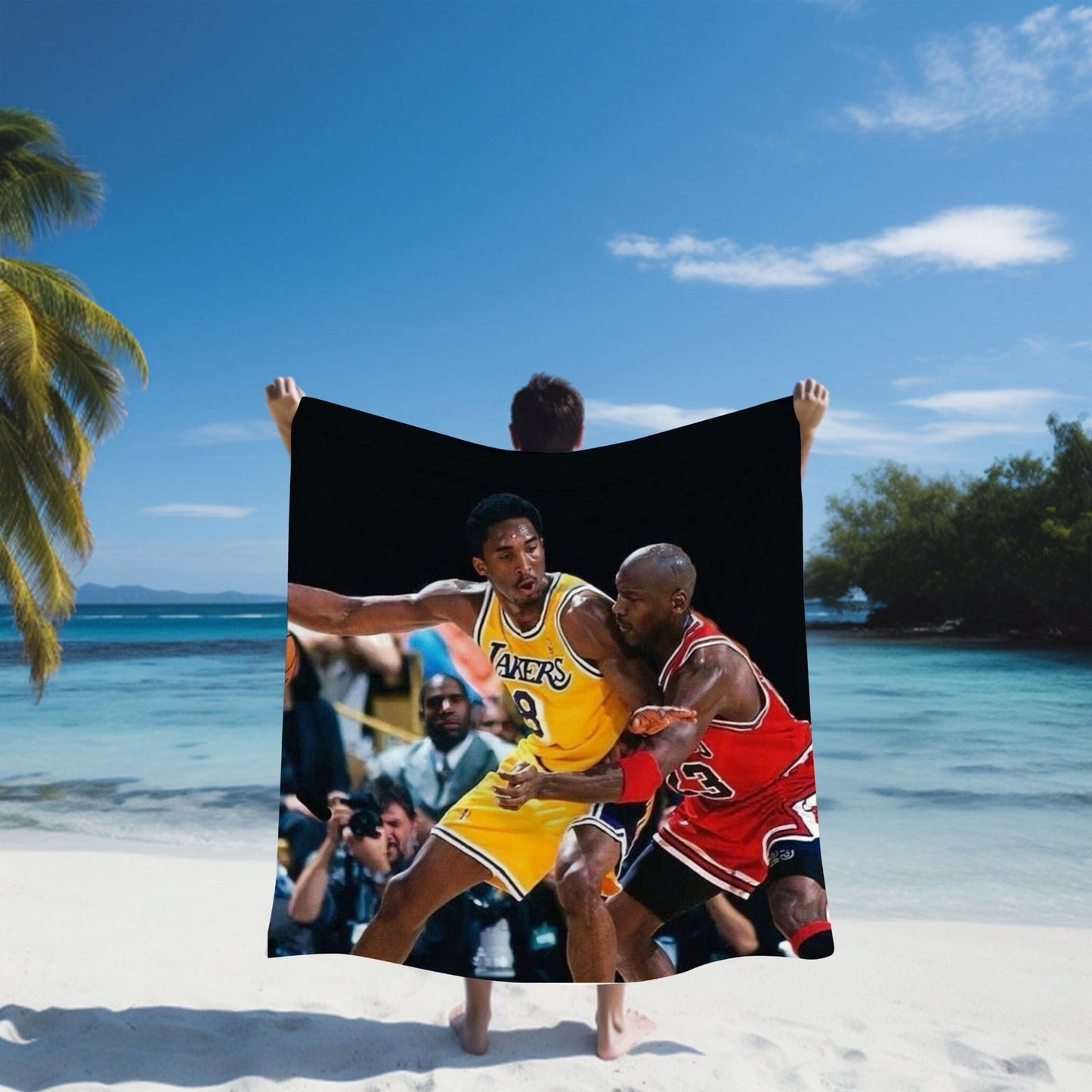 Kobe Towel, Absorbent Beach Towel, Laker Fan Gift - Techy Treasures -