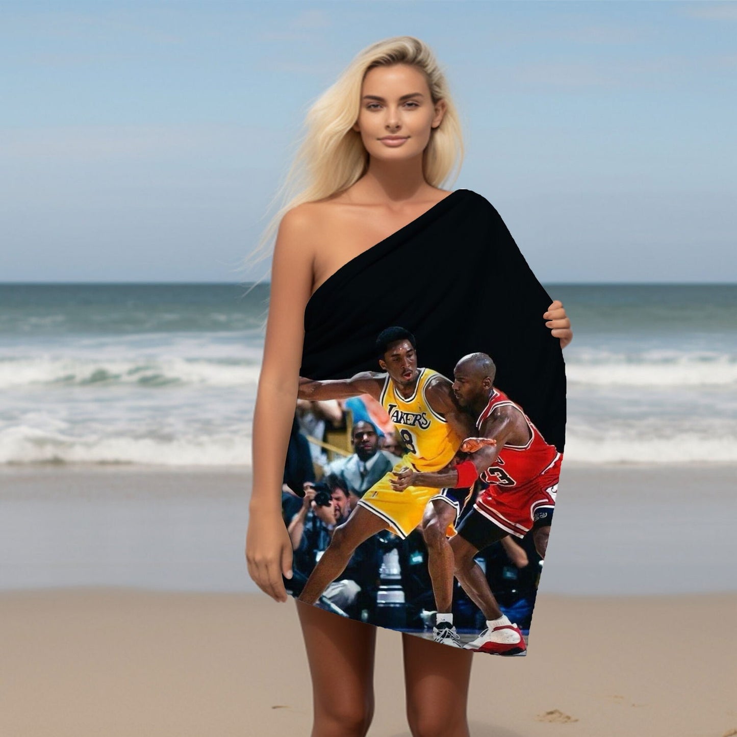 Kobe Towel, Absorbent Beach Towel, Laker Fan Gift - Techy Treasures -