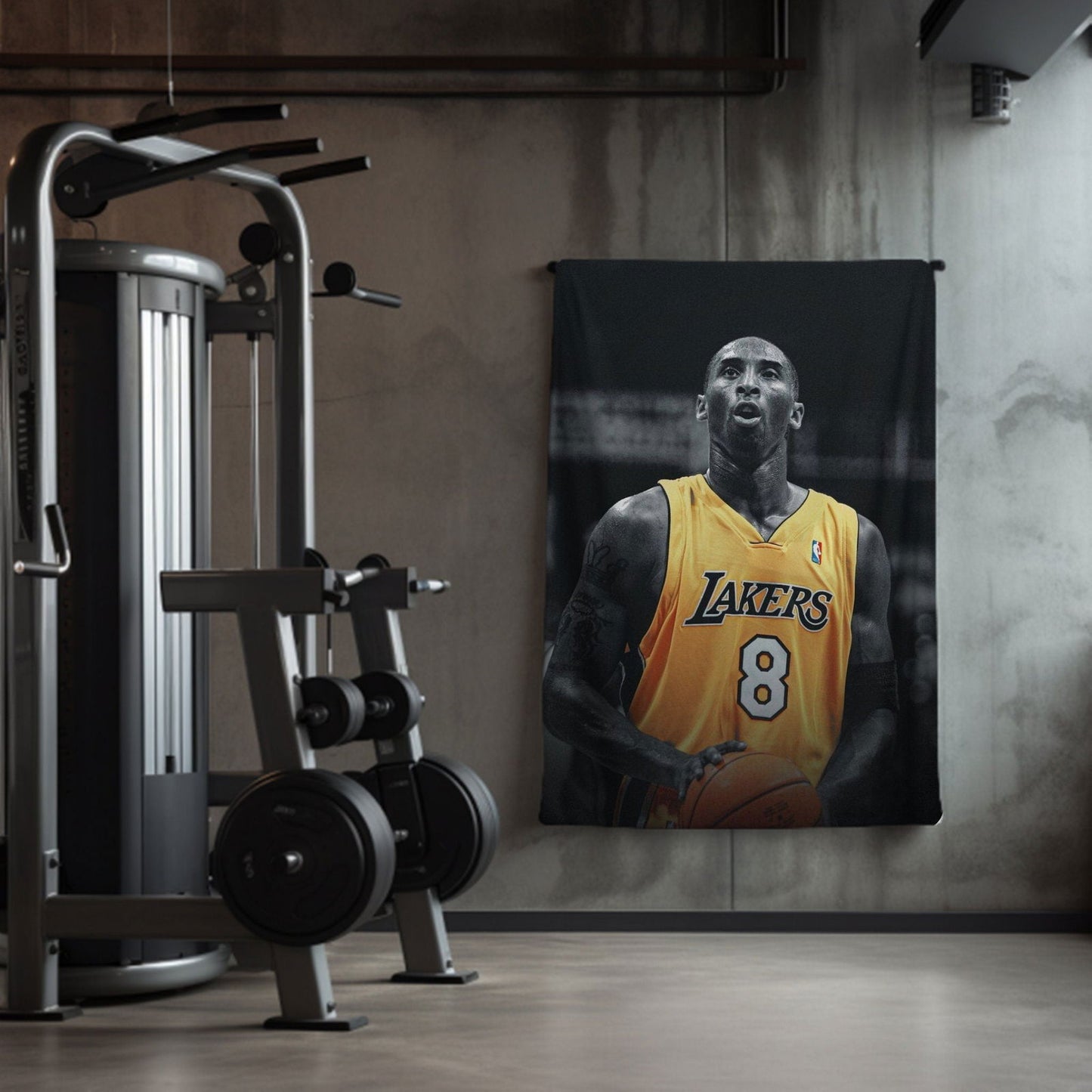 Kobe Towel, Absorbent Beach Towel, Laker Fan Gift - Techy Treasures -