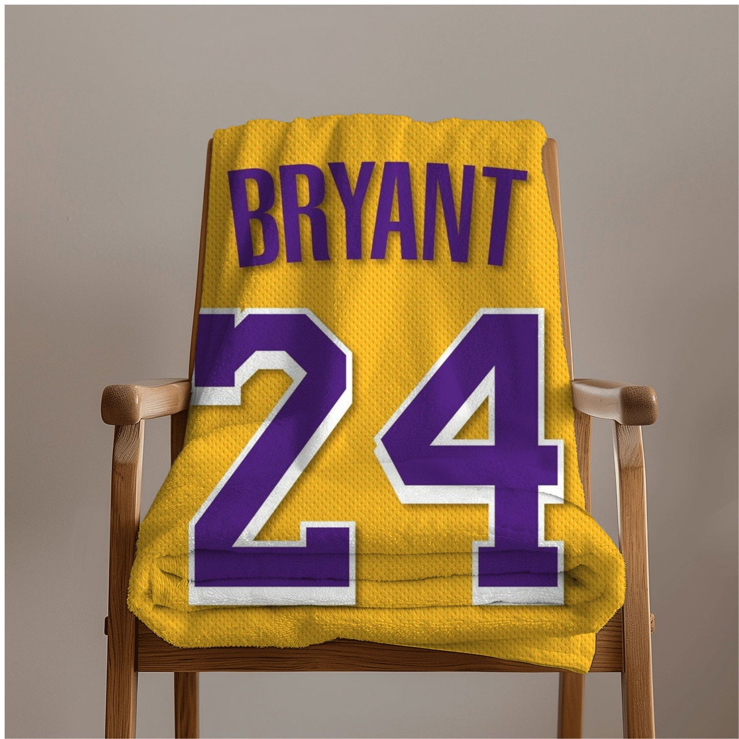 Kobe Towel, Absorbent Beach Towel, Laker Fan Gift - Techy Treasures -