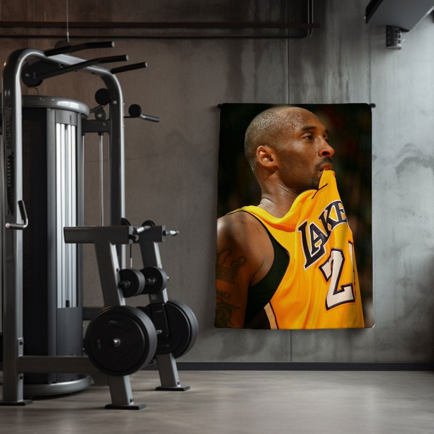 Kobe Towel, Absorbent Beach Towel, Laker Fan Gift - Techy Treasures -