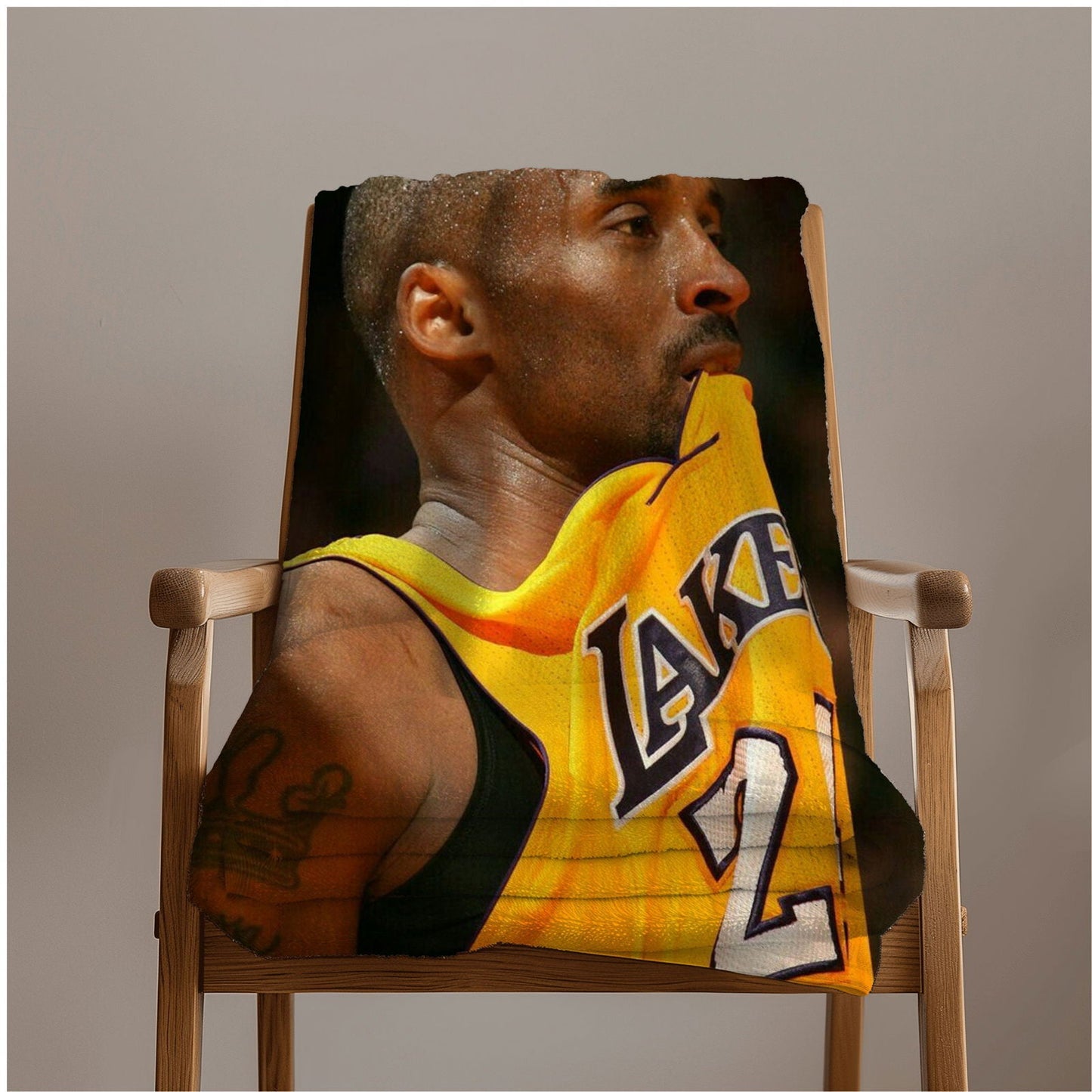 Kobe Towel, Absorbent Beach Towel, Laker Fan Gift - Techy Treasures -
