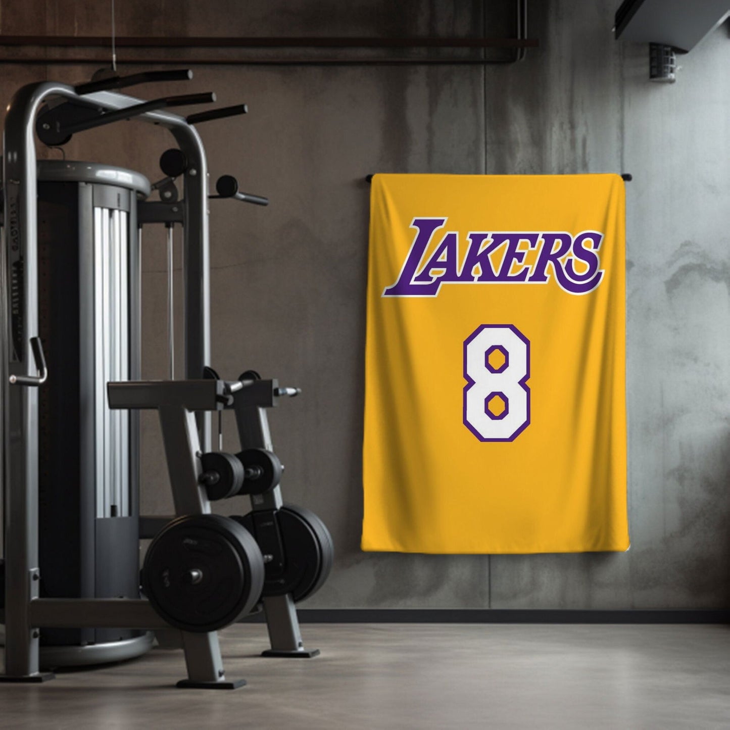 Kobe Towel, Absorbent Beach Towel, Laker Fan Gift - Techy Treasures -