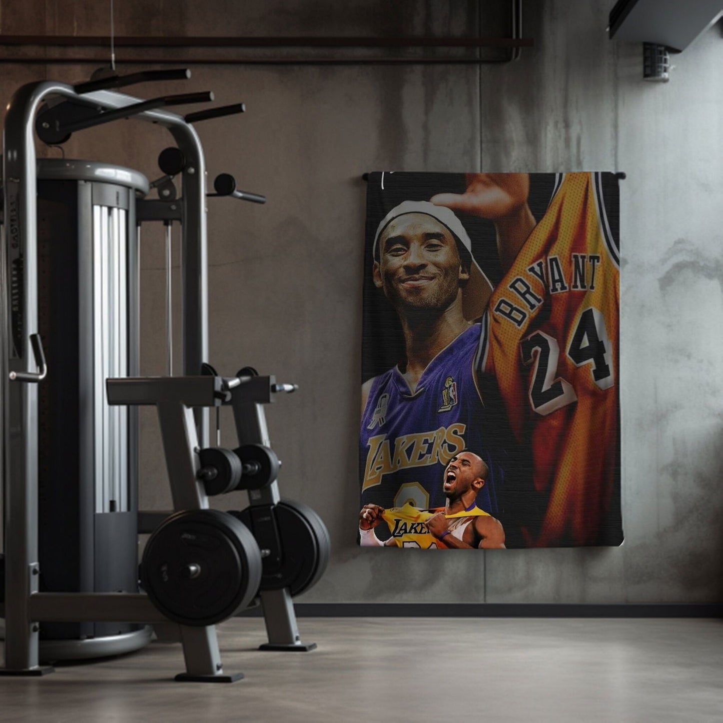Kobe Towel, Absorbent Beach Towel, Laker Fan Gift - Techy Treasures -
