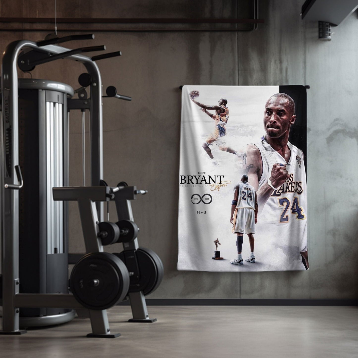 Kobe Towel, Absorbent Beach Towel, Legendary Kobe Custom Laker Fan Gift - Techy Treasures -