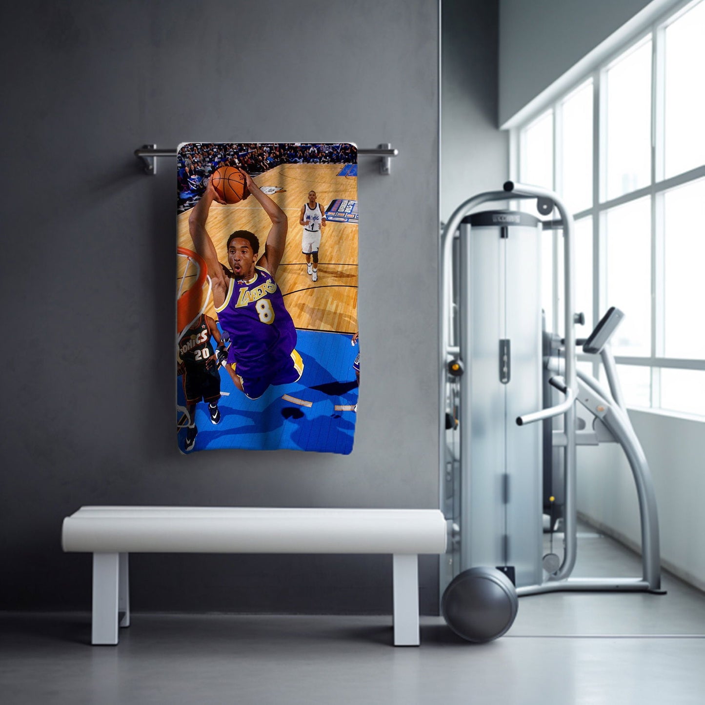 Kobe Towel, Absorbent Beach Towel, Legendary Kobe Custom Laker Fan Gift - Techy Treasures -