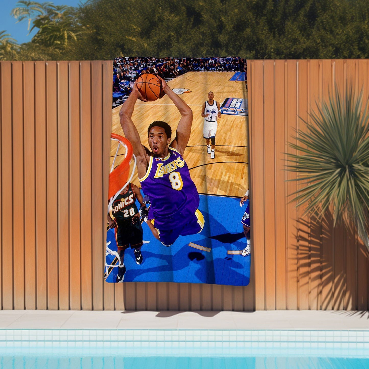 Kobe Towel, Absorbent Beach Towel, Legendary Kobe Custom Laker Fan Gift - Techy Treasures -