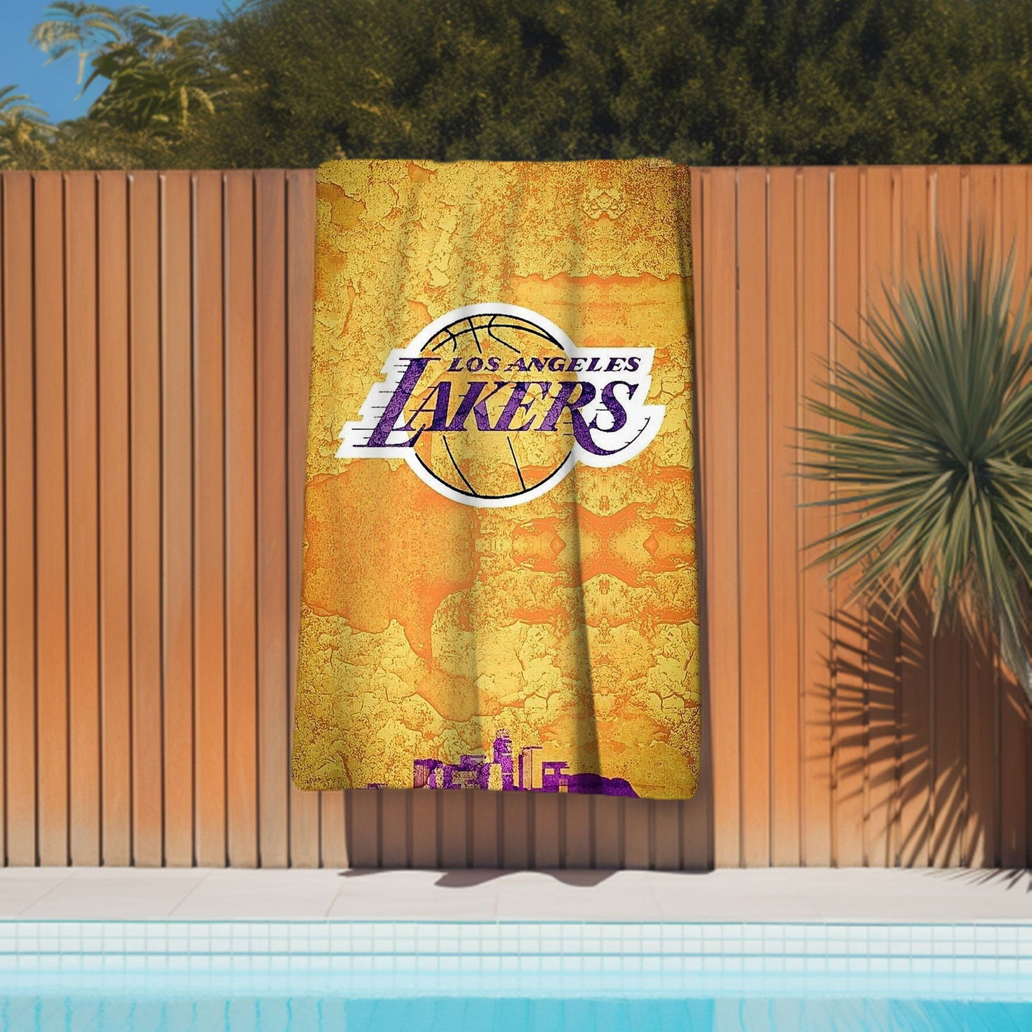 Kobe Towel, Absorbent Beach Towel, Legendary Kobe Custom Laker Fan Gift - Techy Treasures -