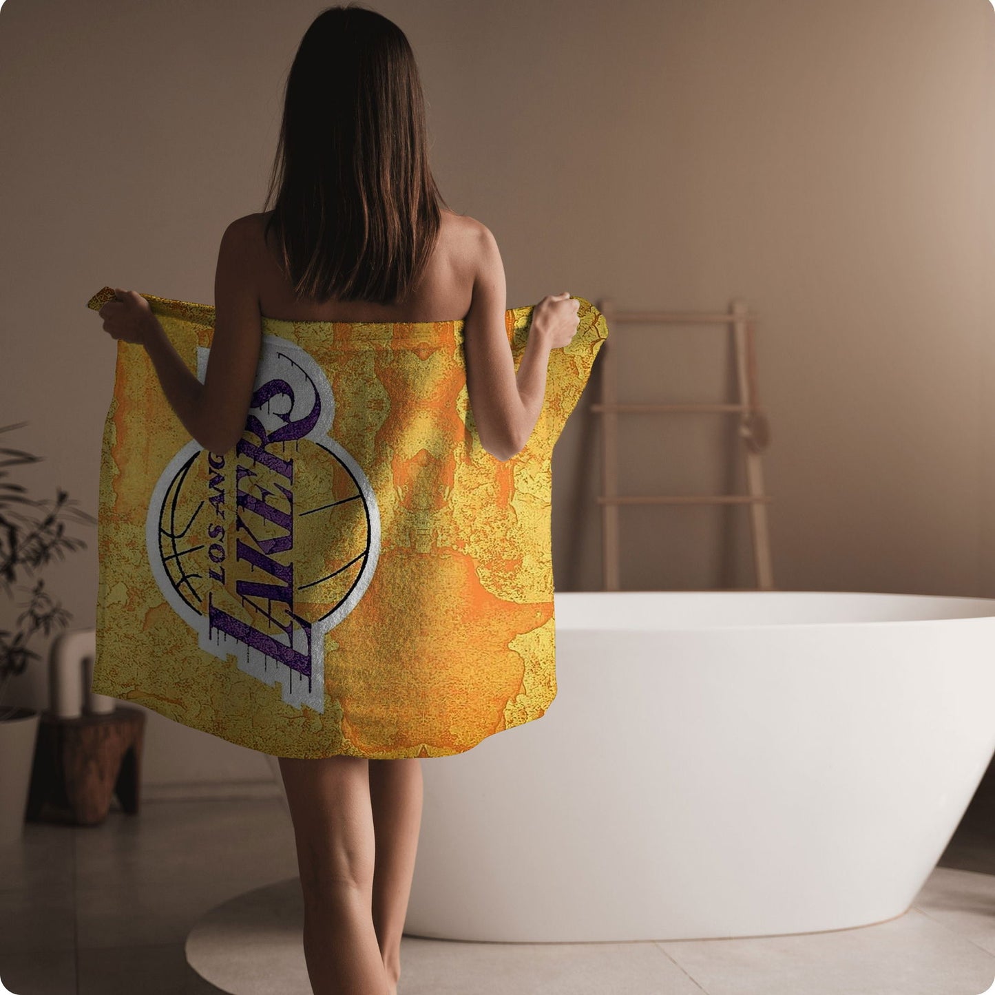 Kobe Towel, Absorbent Beach Towel, Legendary Kobe Custom Laker Fan Gift - Techy Treasures -