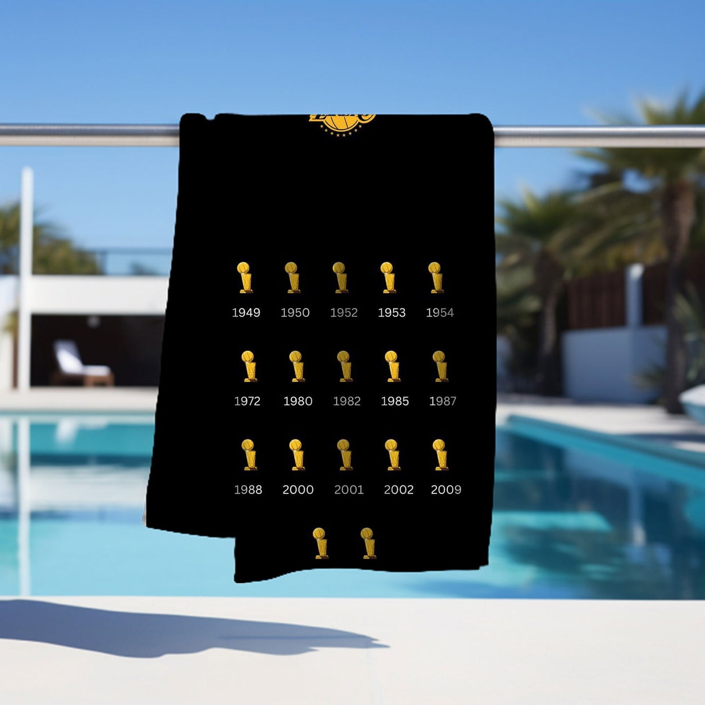 Kobe Towel, Absorbent Beach Towel, Legendary Kobe Custom Laker Fan Gift - Techy Treasures -