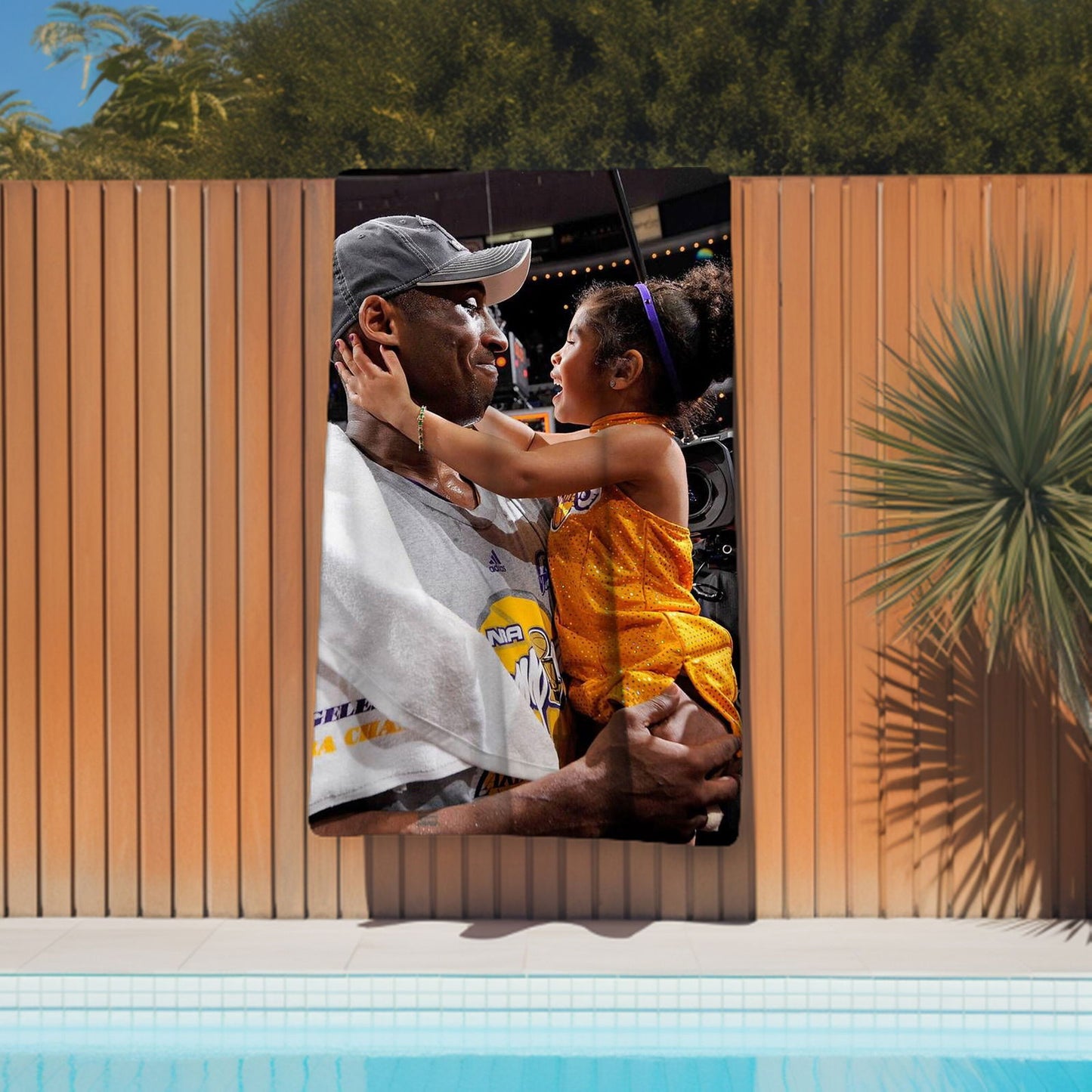 Kobe and Gigi Towel, Absorbent Beach Towel, Legendary Kobe Tribute Gift - Techy Treasures -