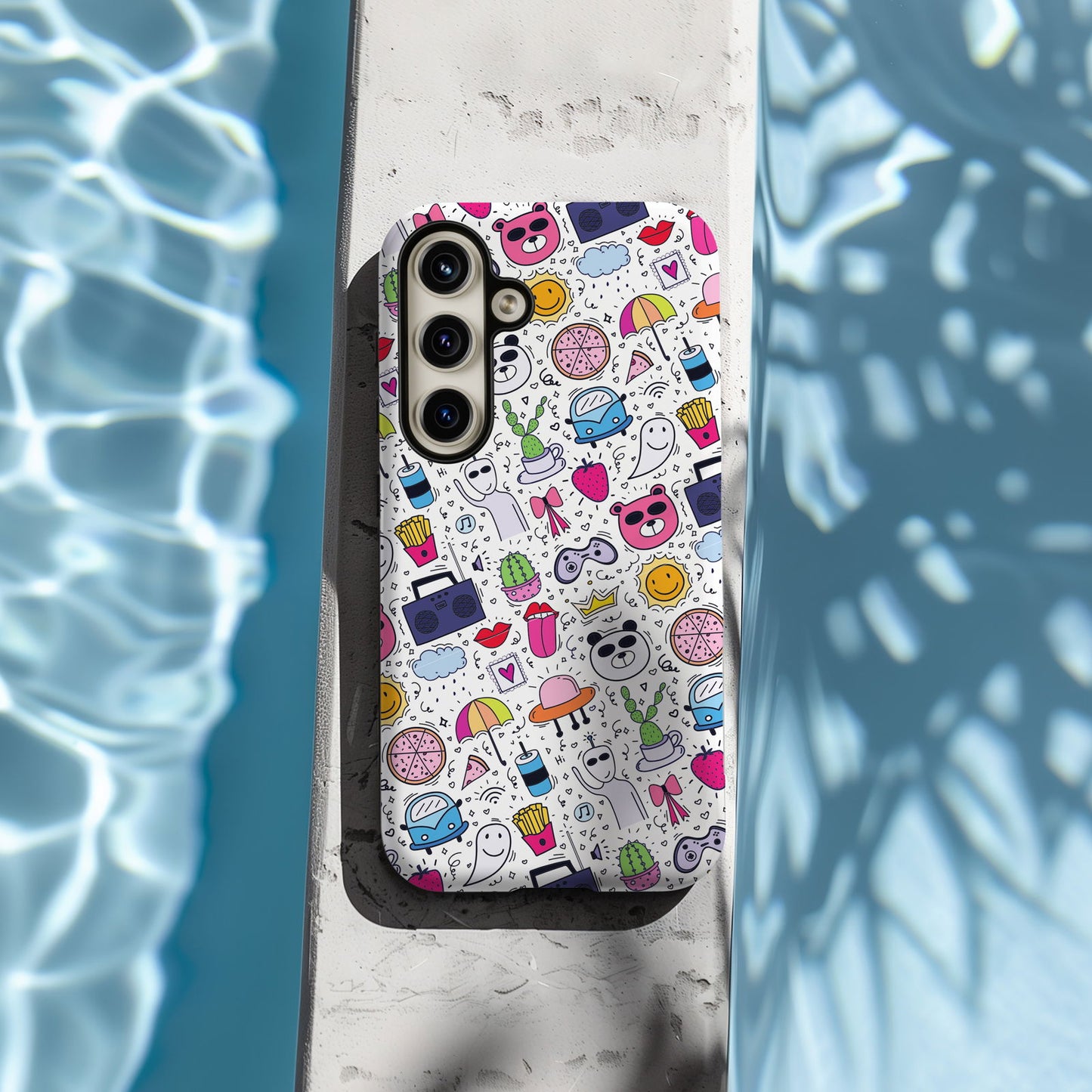 Modern Cute Collage Magsafe iPhone Case - Techy Treasures -