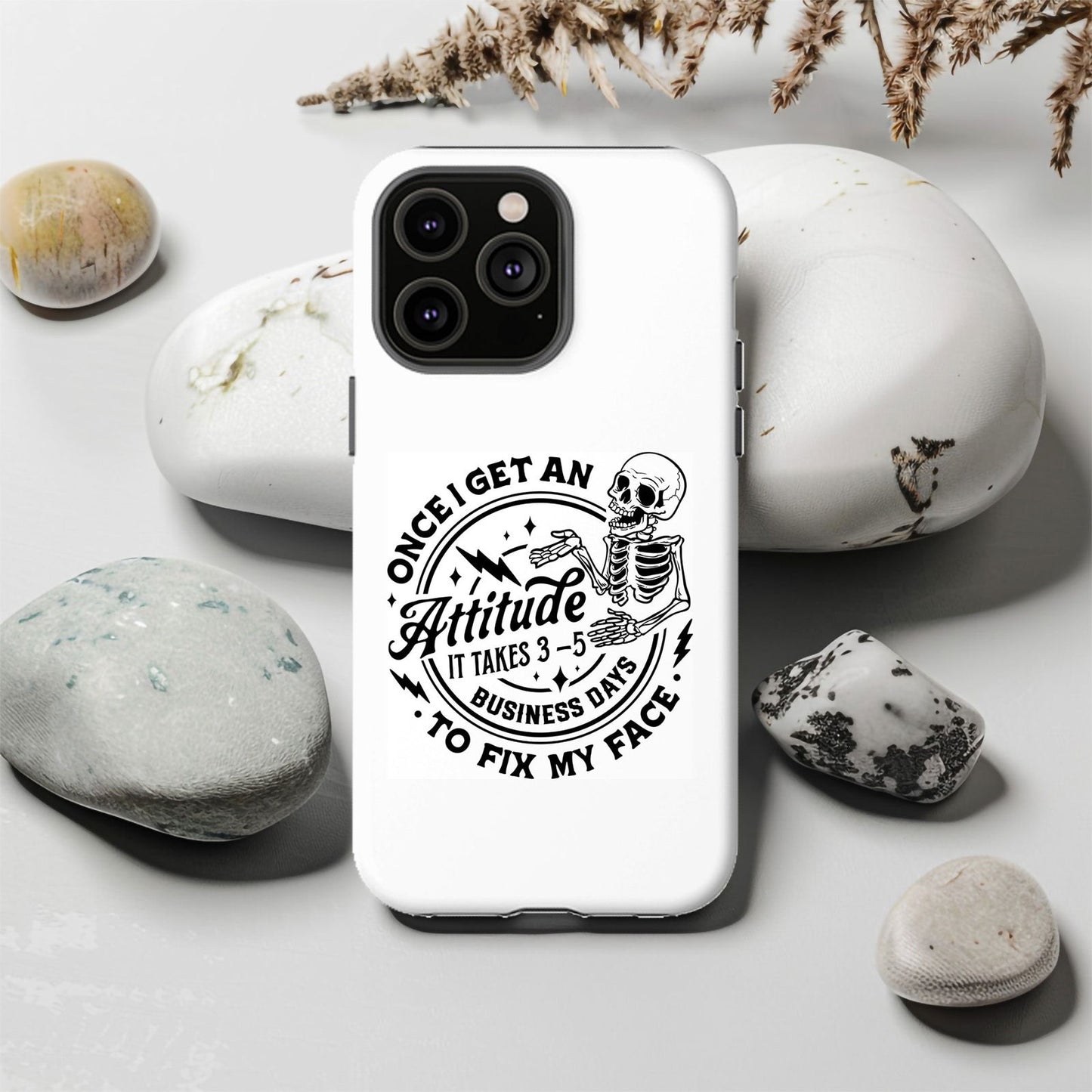 Once I Get An Attitude, It Takes 3-5 Business Days to Fix My Face Magsafe iPhone Tough Case - Techy Treasures -