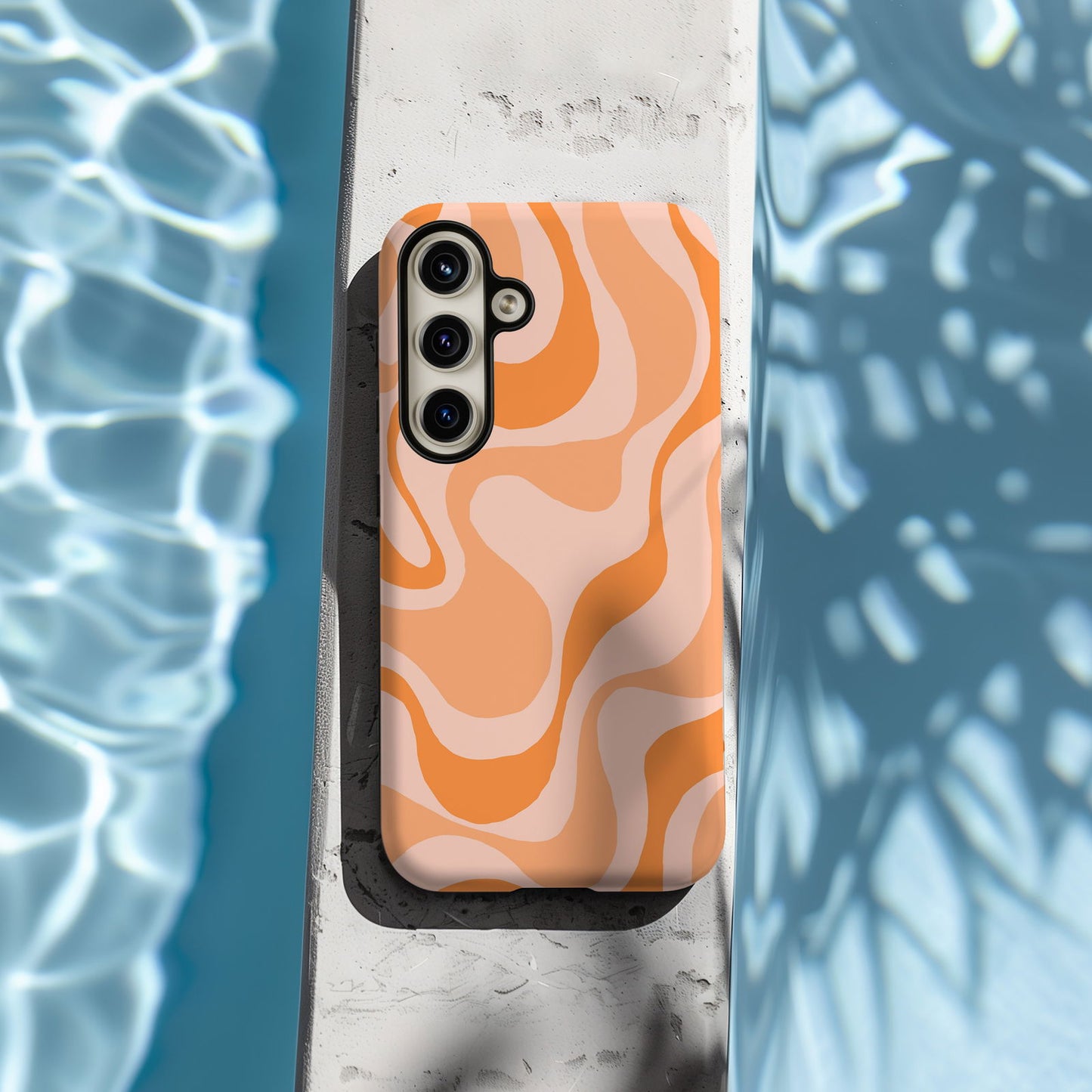 Orange Swirl Vibrant Magsafe iPhone Case - Techy Treasures -