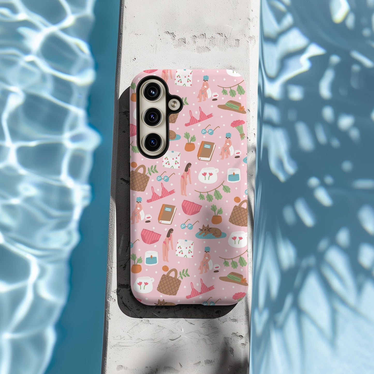 Pink Feminine Collage Magsafe iPhone Case - Techy Treasures -
