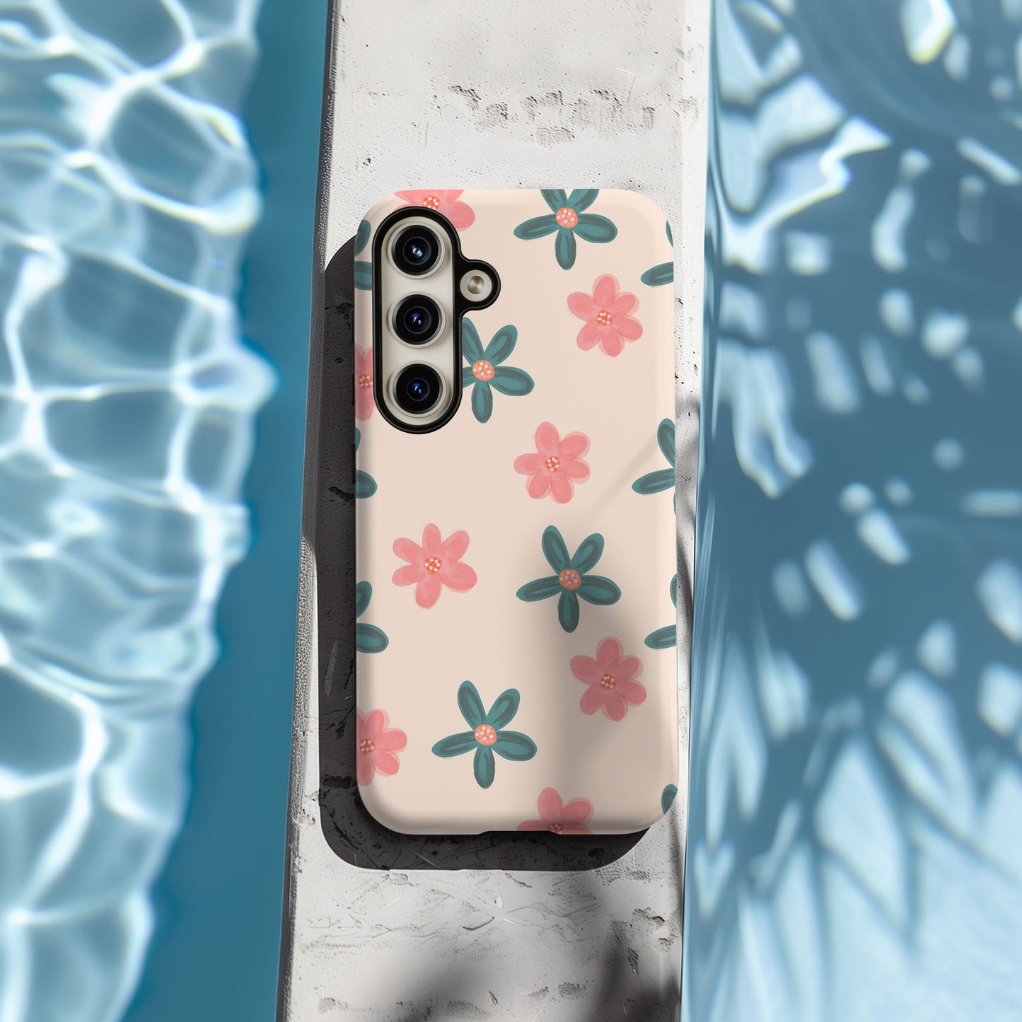 Pink Floral Magsafe iPhone Case - Techy Treasures -