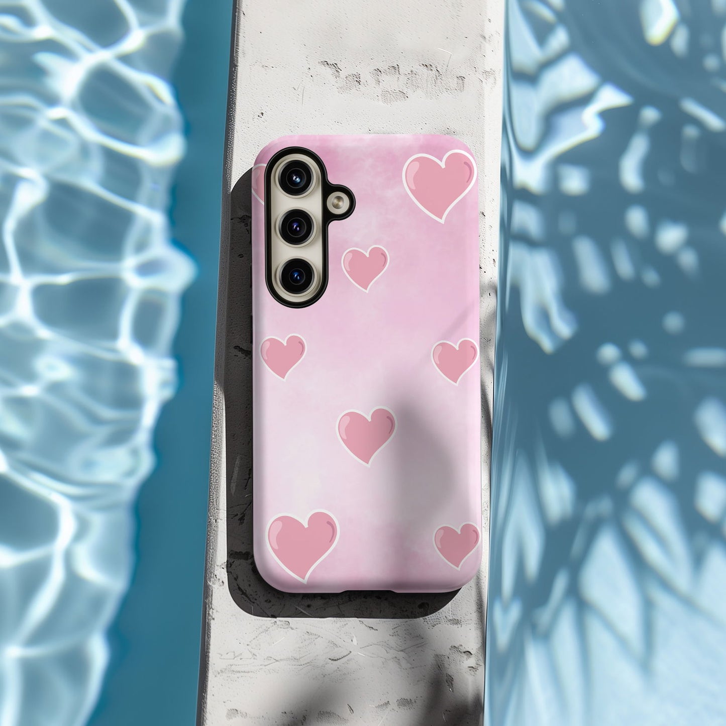 Pink Hearts on Pink Magsafe iPhone Case - Techy Treasures -
