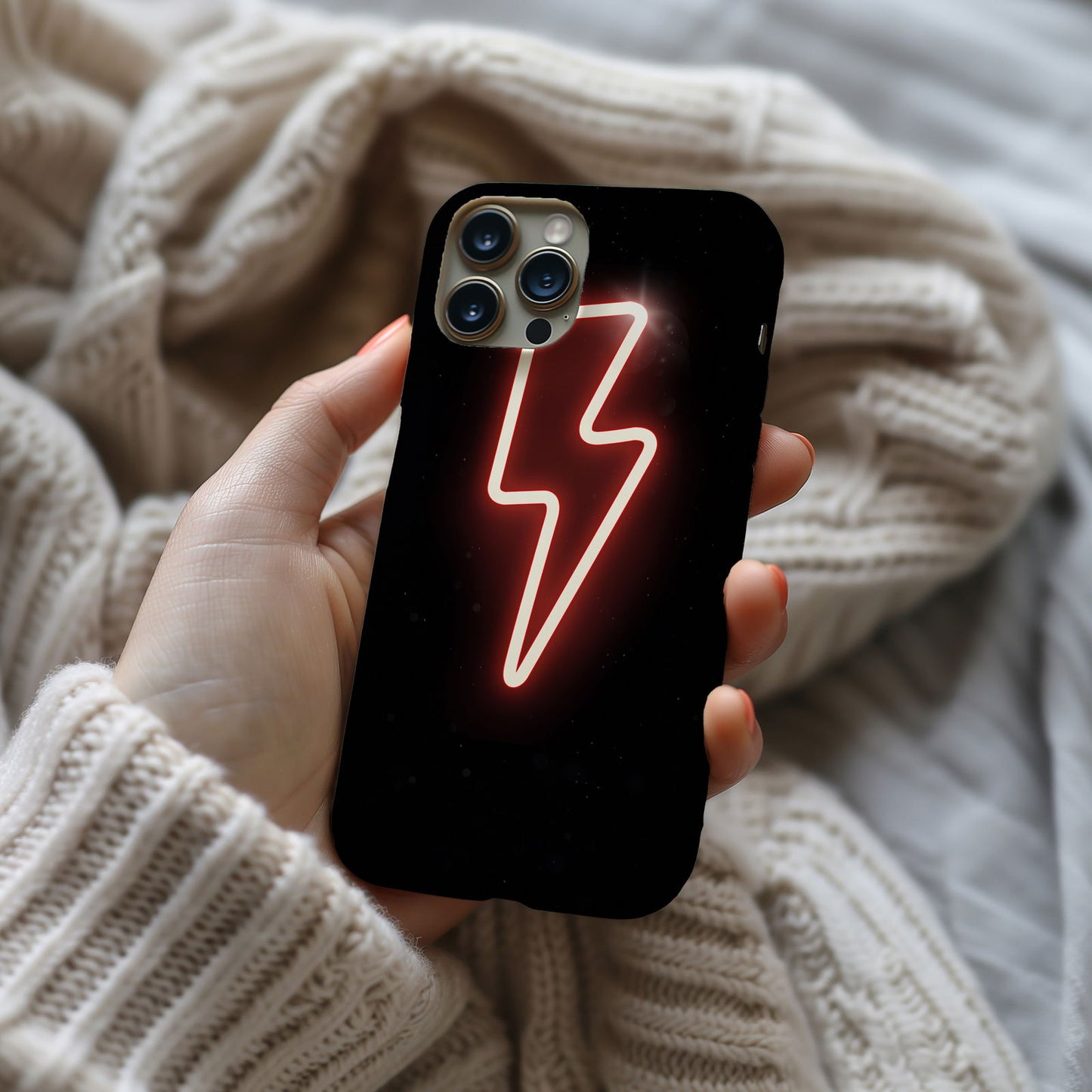 Pink Power Up Lightning Bolt Magsafe iPhone Case - Techy Treasures -
