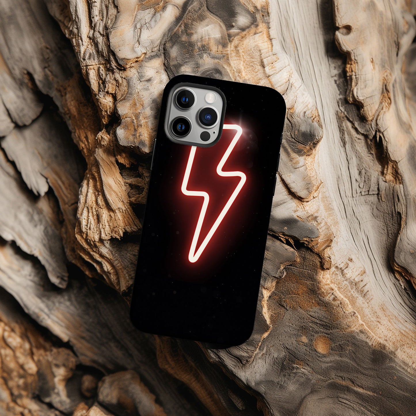 Pink Power Up Lightning Bolt Magsafe iPhone Case - Techy Treasures -